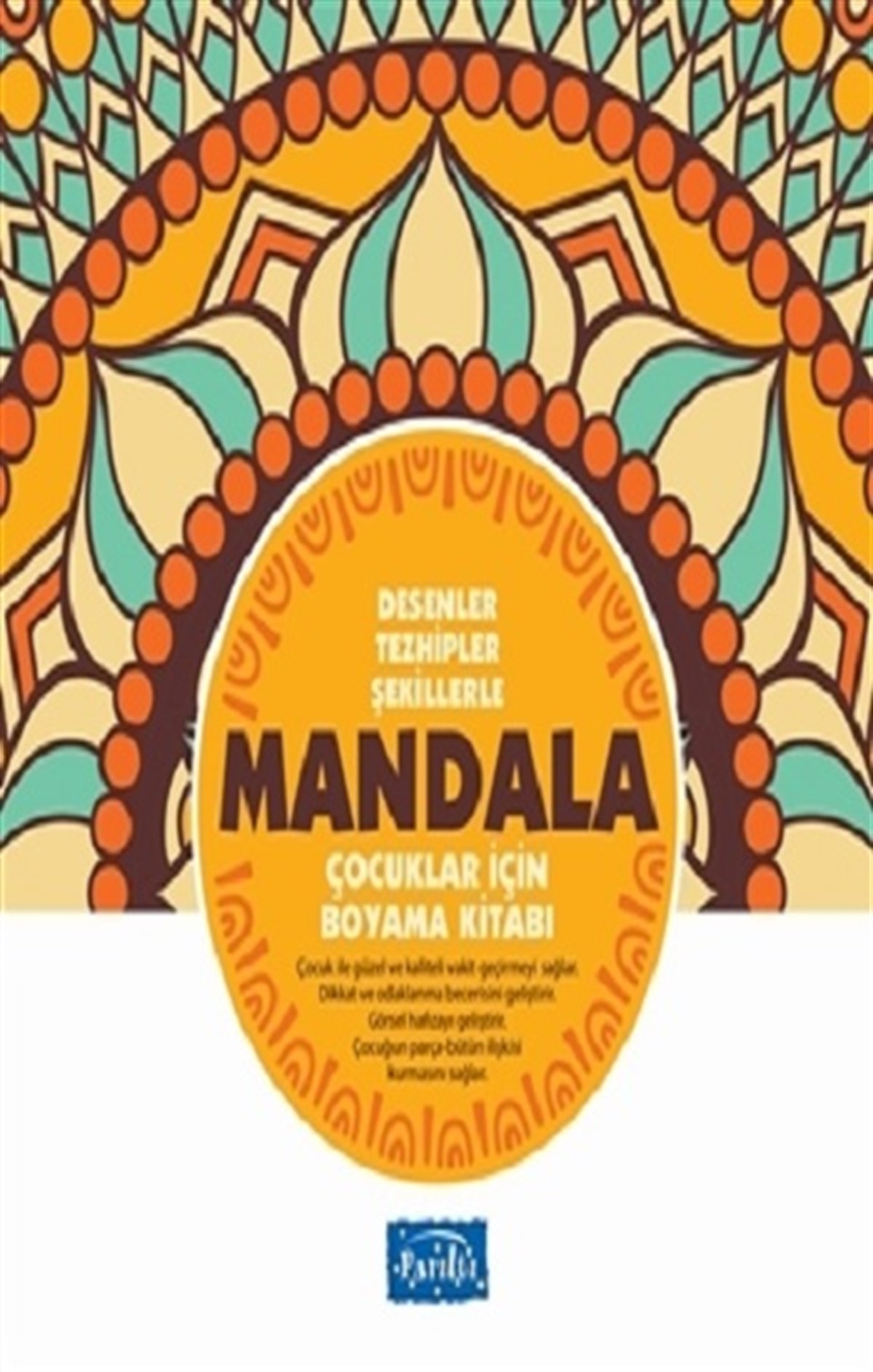 Desenler Tezhipler Şekillerle Mandala - Sarı Kitap