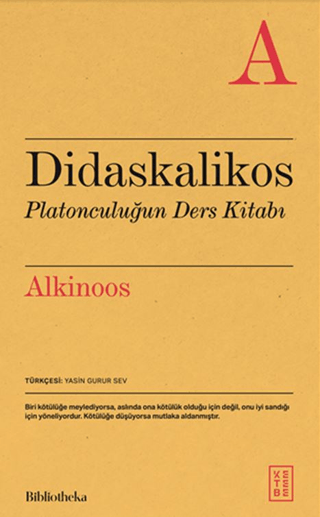 Didaskalikos ;Platonculuğun Ders Kitabı