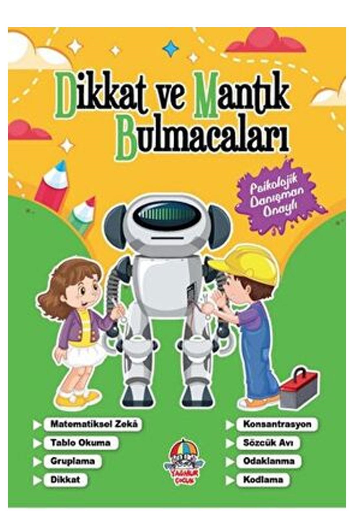 Dikkat Ve Mantık Bulmacaları Yeşil Kitap