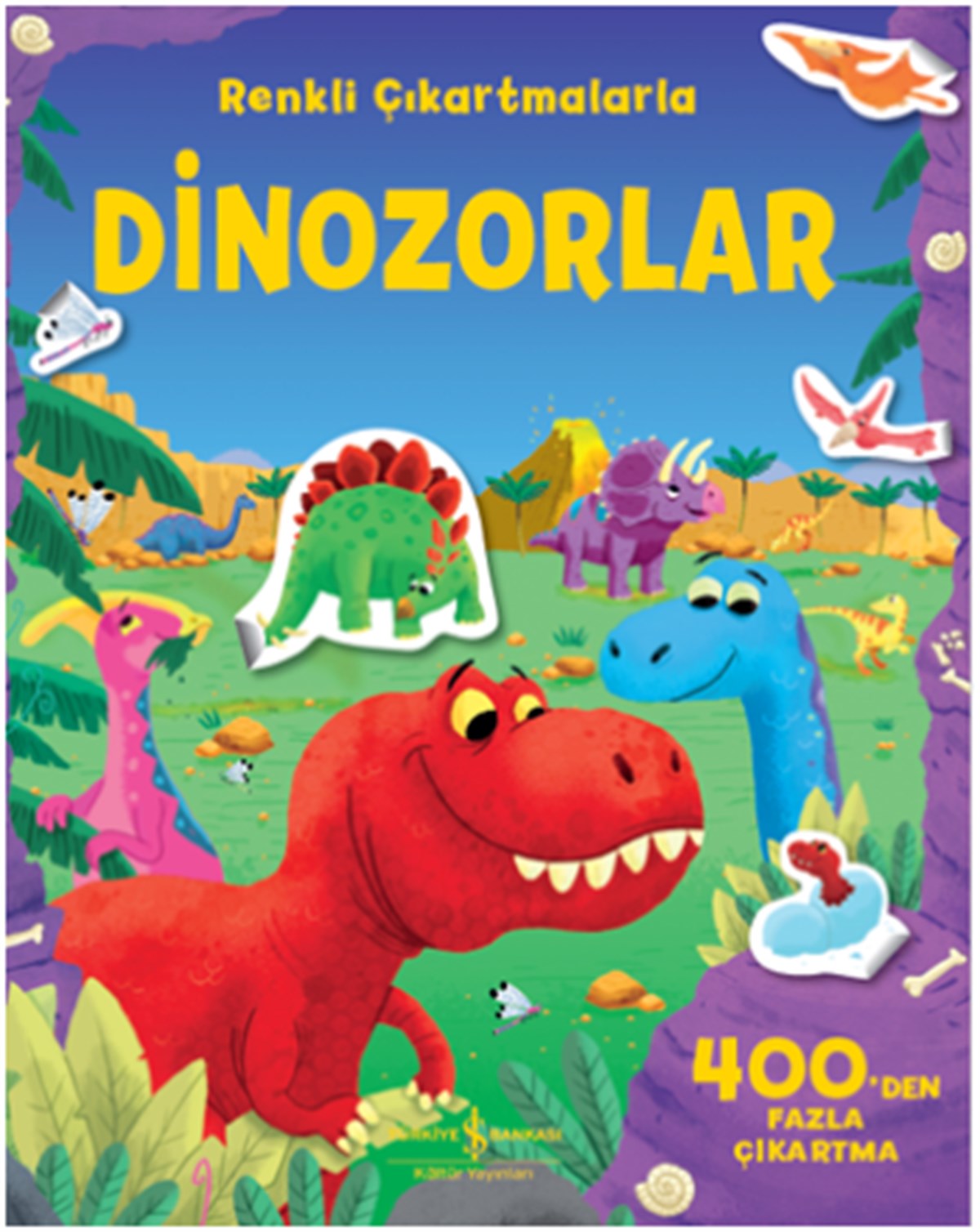 Dinozorlar - Renkli Çıkartmalarla