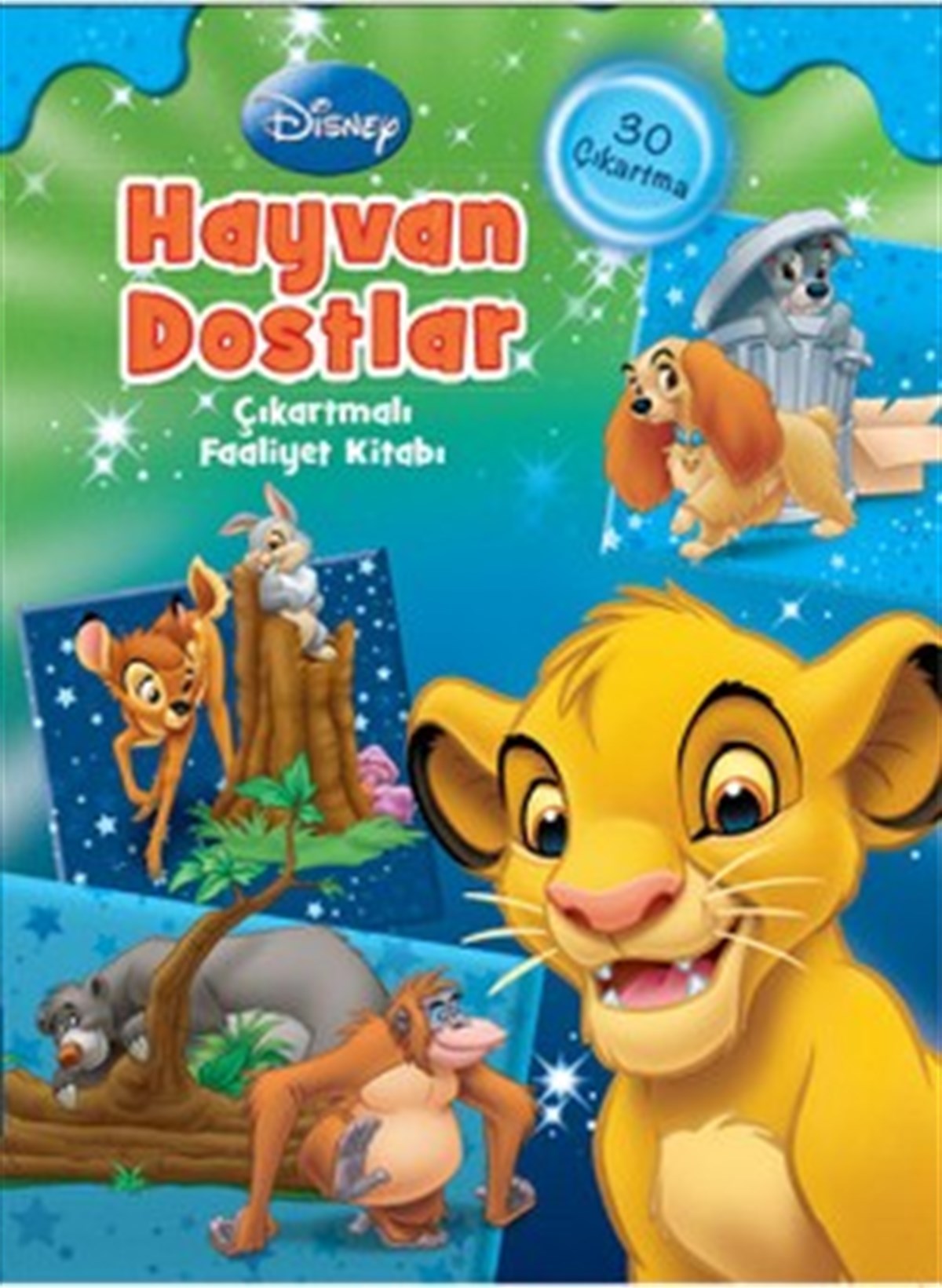 Disnep Hayvan Dostlar Çıkartmalı Faaliyet Kitabı