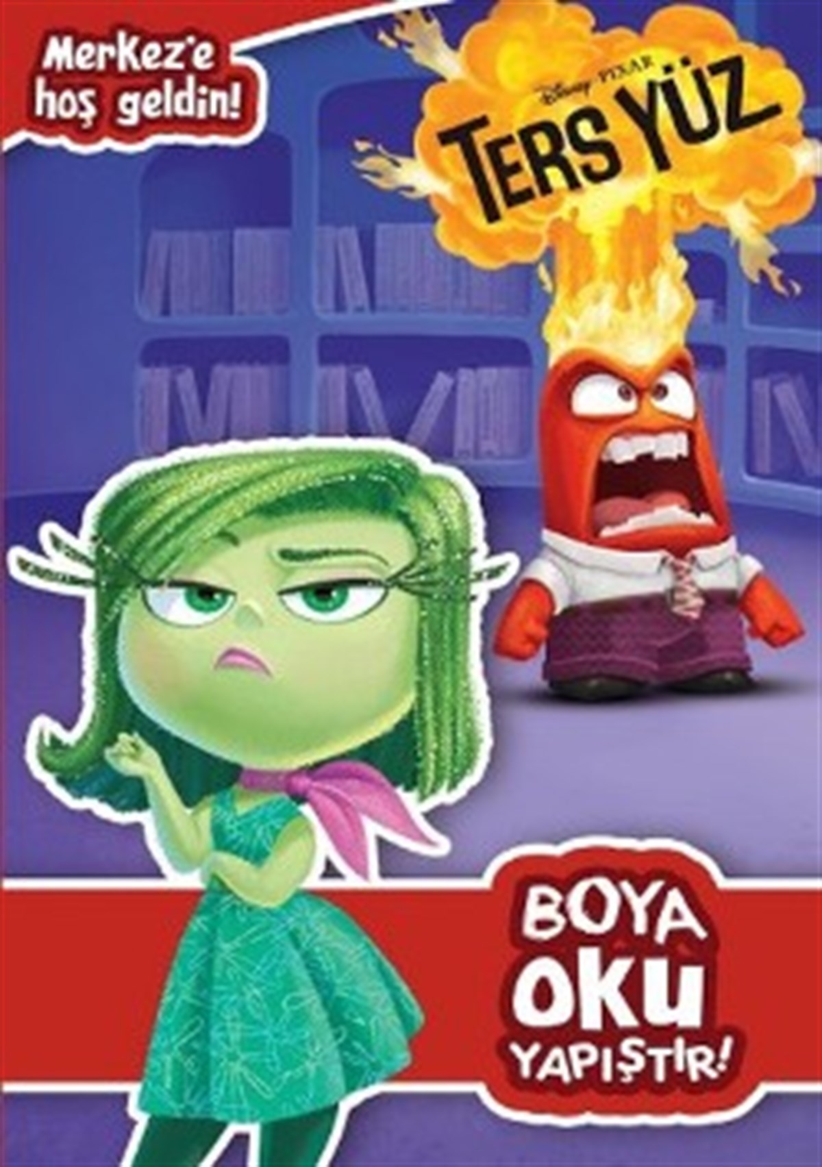 Disney  - Ters Yüz - Boya Oku Yapıştır