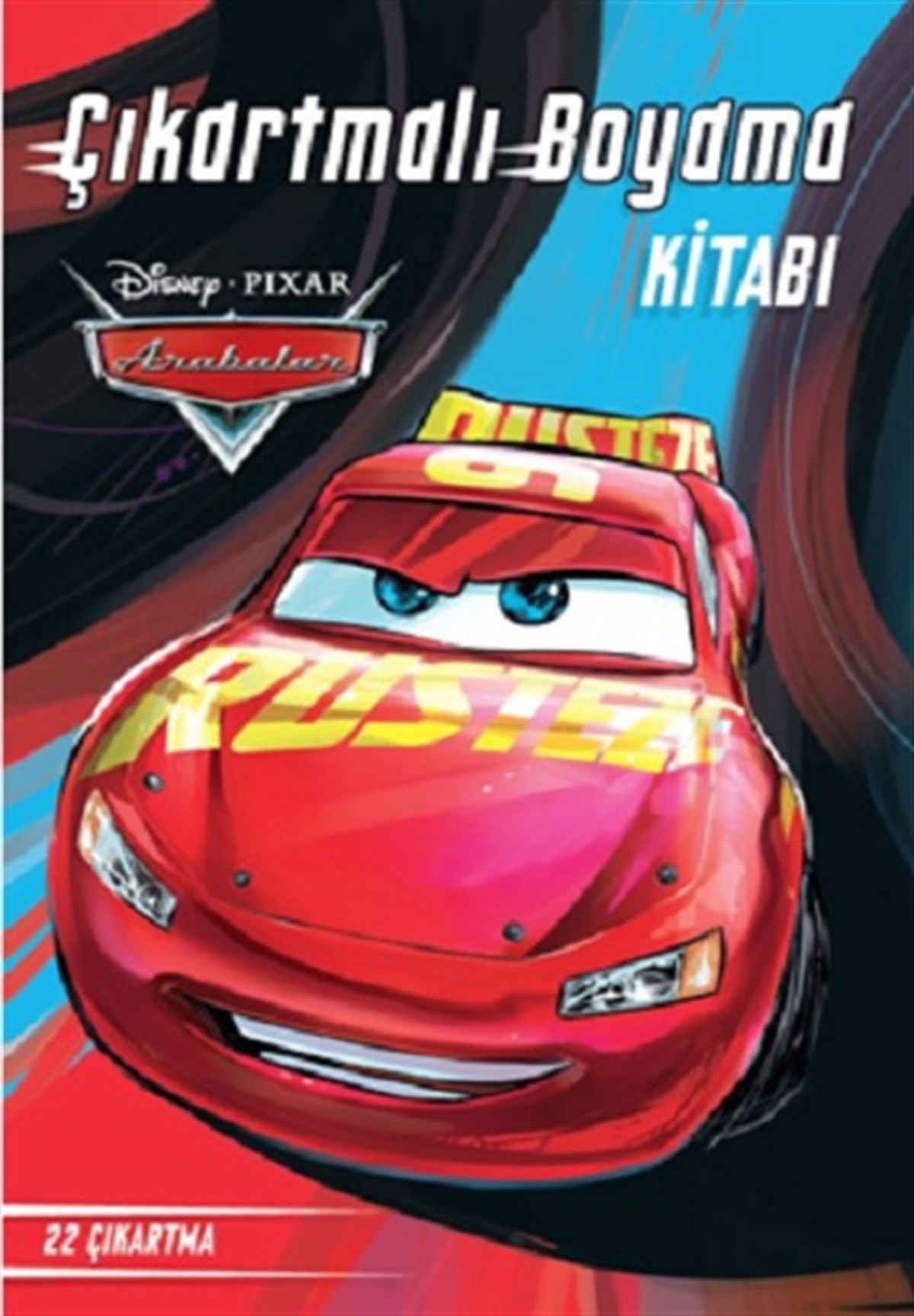 Disney Arabalar - Çıkartmalı Boyama