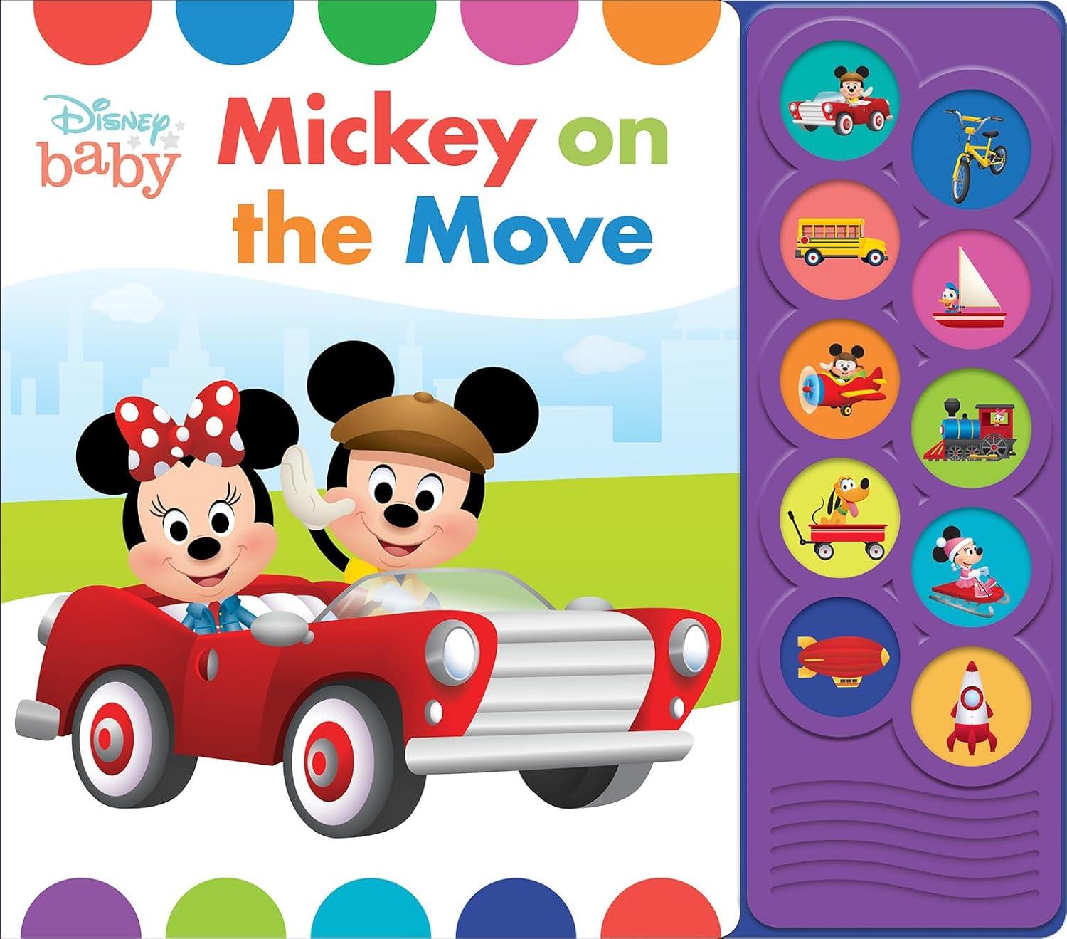 Disney Baby Mickey Mouse, Minnie, and More!: Mickey on the Move (Sesli Kitaplar)