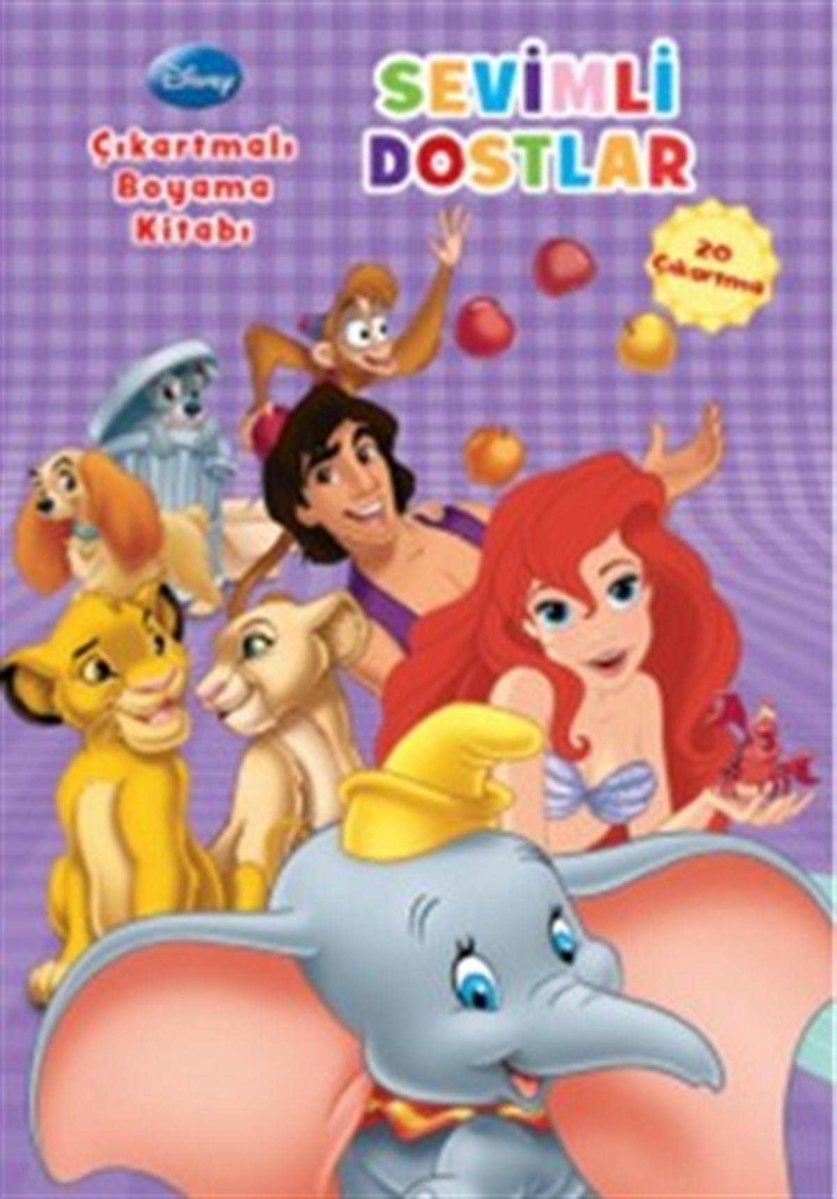 Disney Çıkartmalı Boyama Kitabı : Sevimli Dostlar
