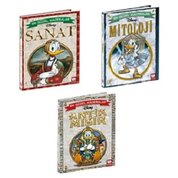 Disney En Güzel Maceralar Sanat + Mitoloji + Antik Mısır Seti 3 Kitap