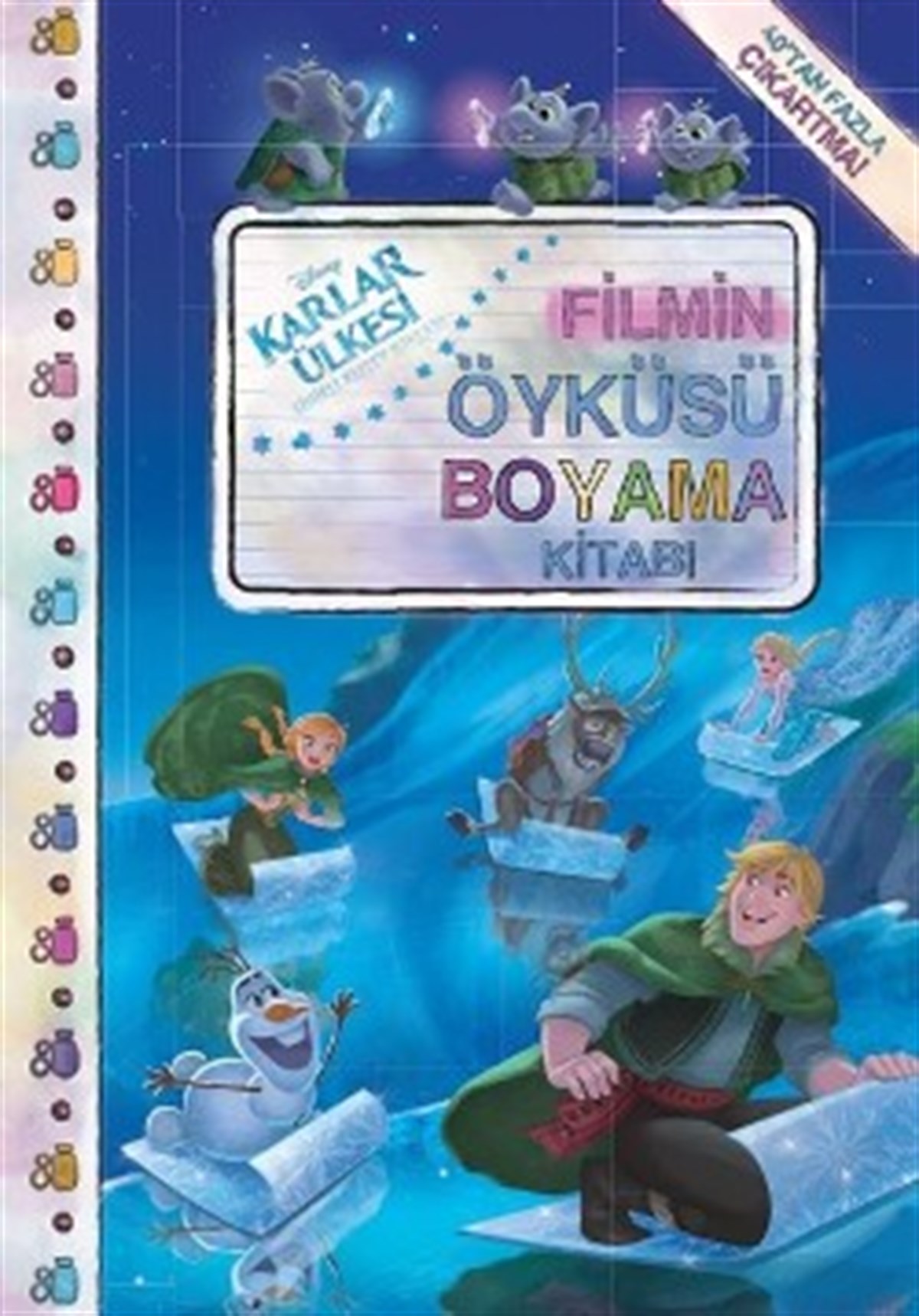Disney Karlar Ülkesi Filmin Öyküsü Boyama Kitabı