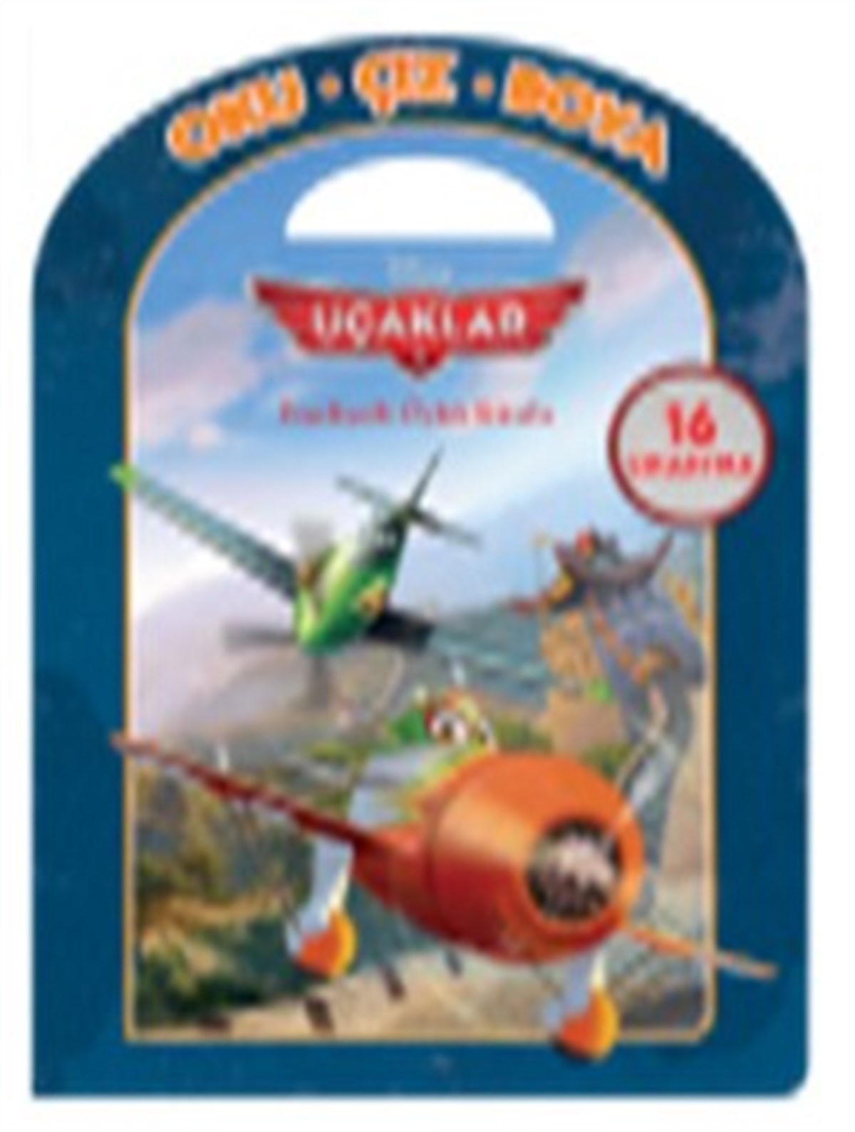 Disney Oku Çiz Boya - Uçaklar Faaliyetli Öykü Kitabı