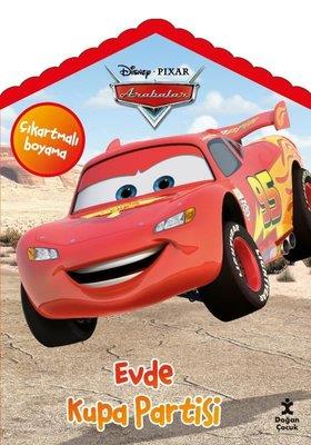 Disney Pixar Arabalar Evde Kupa Partisi Çıkartmalı Boyama Kitabı Kitap Açıklaması