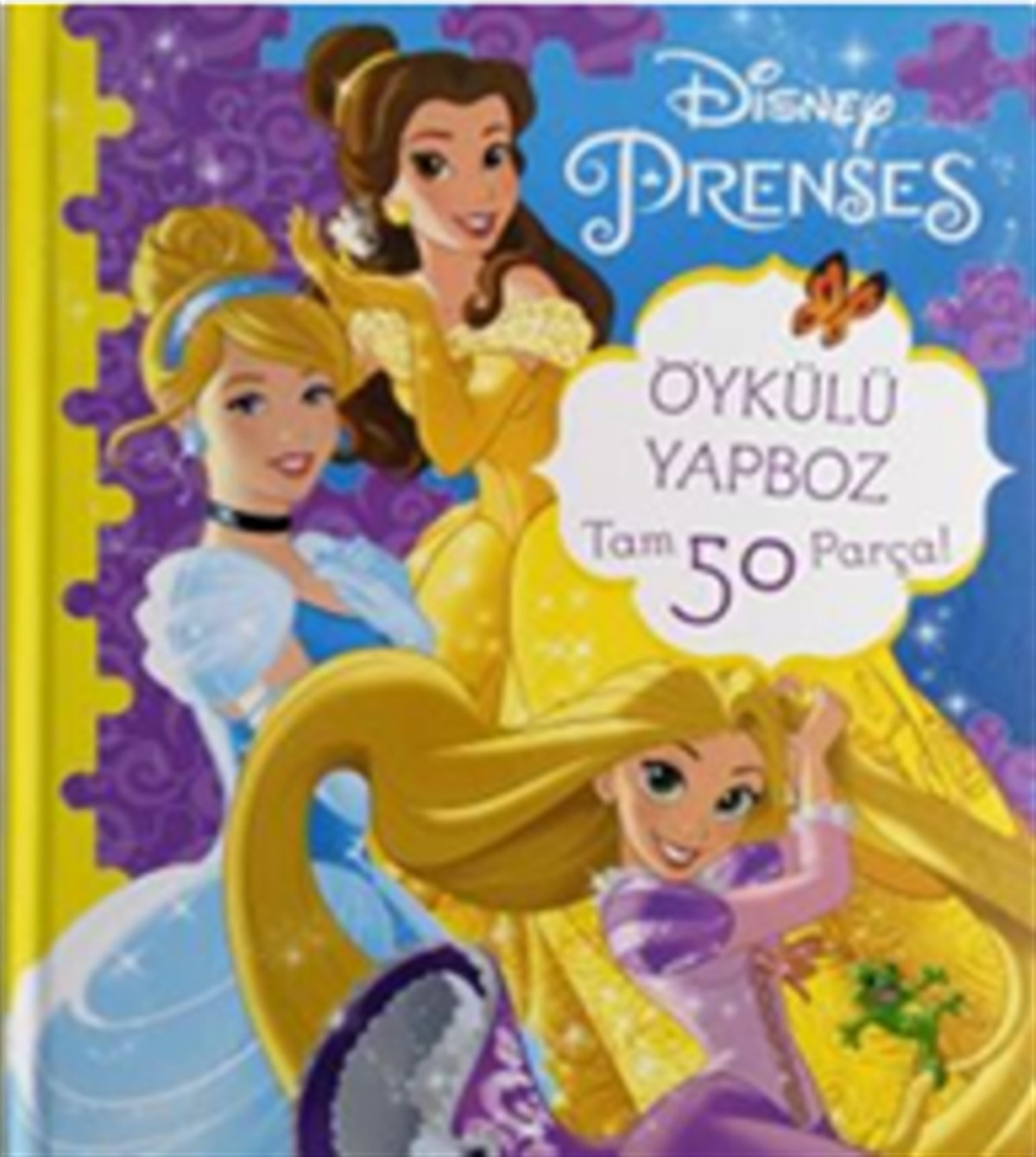 Disney Prenses Öykülü Yapboz Tam 50 Parça!