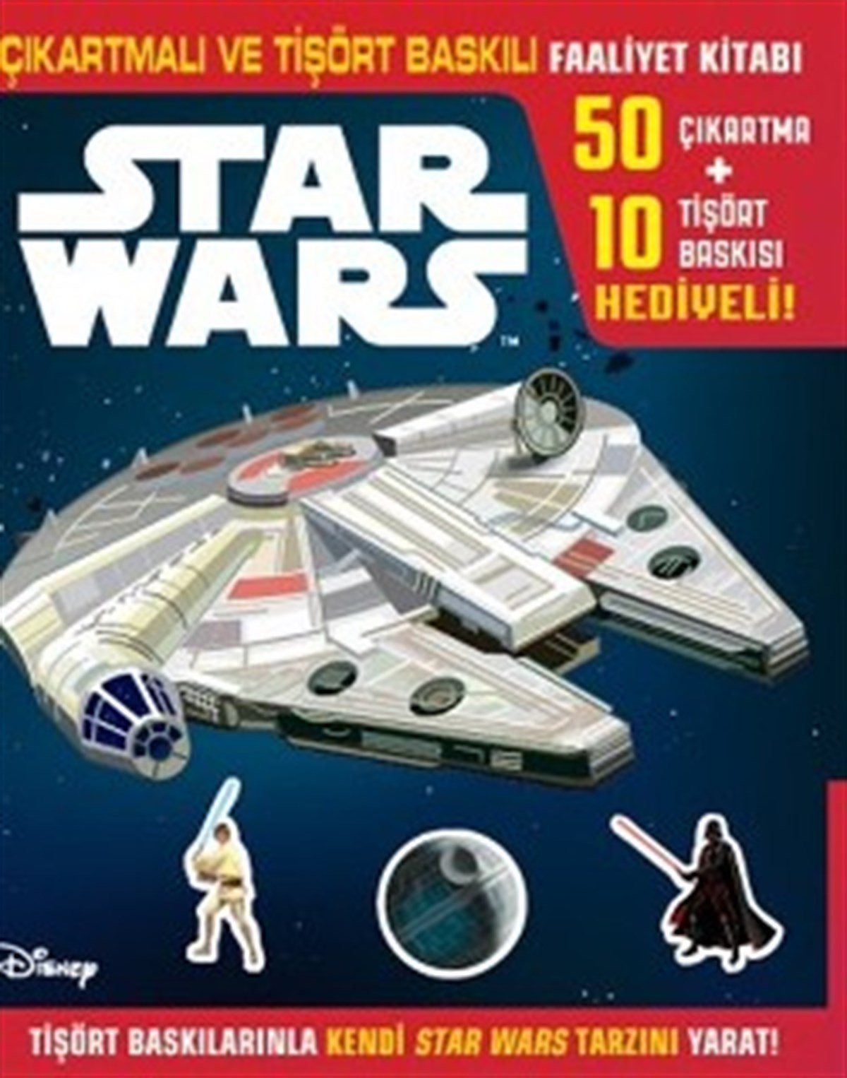 Disney Star Wars - Çıkartmalı ve Tişört Baskılı Faaliyet Kitabı