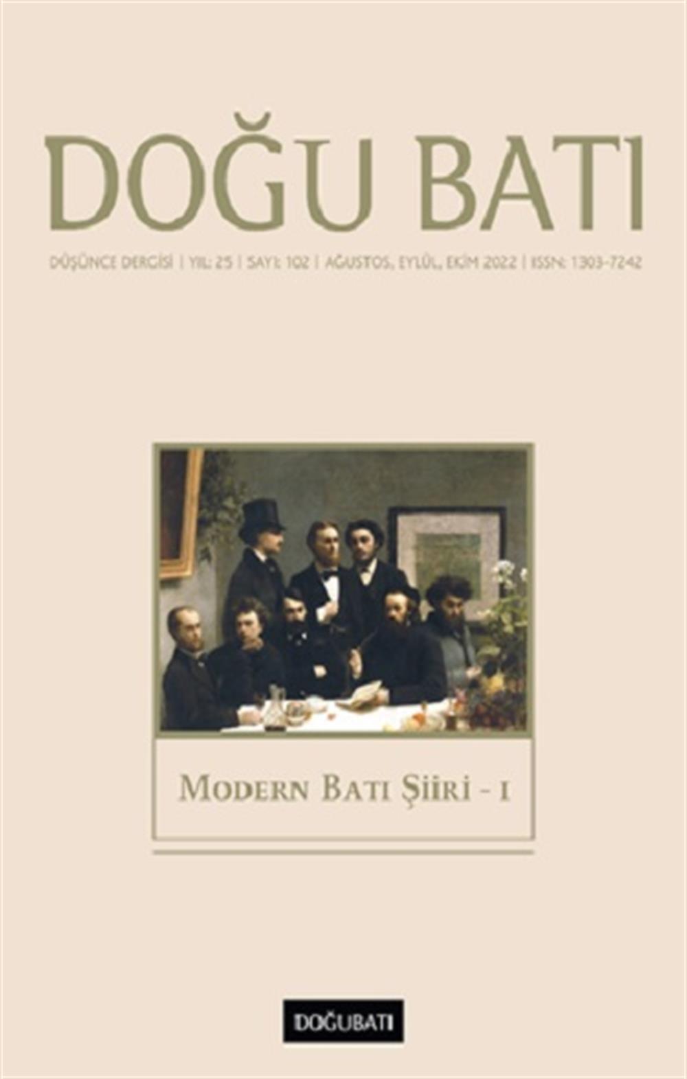 Doğu Batı Düşünce Dergisi Sayı:102 - Modern Batı Şiiri - 1