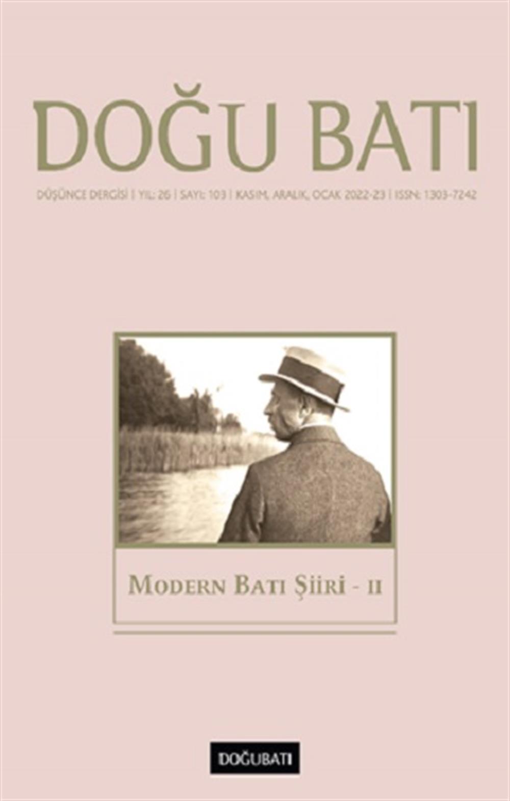 Doğu Batı Düşünce Dergisi Sayı:103 - Modern Batı Şiiri - 2