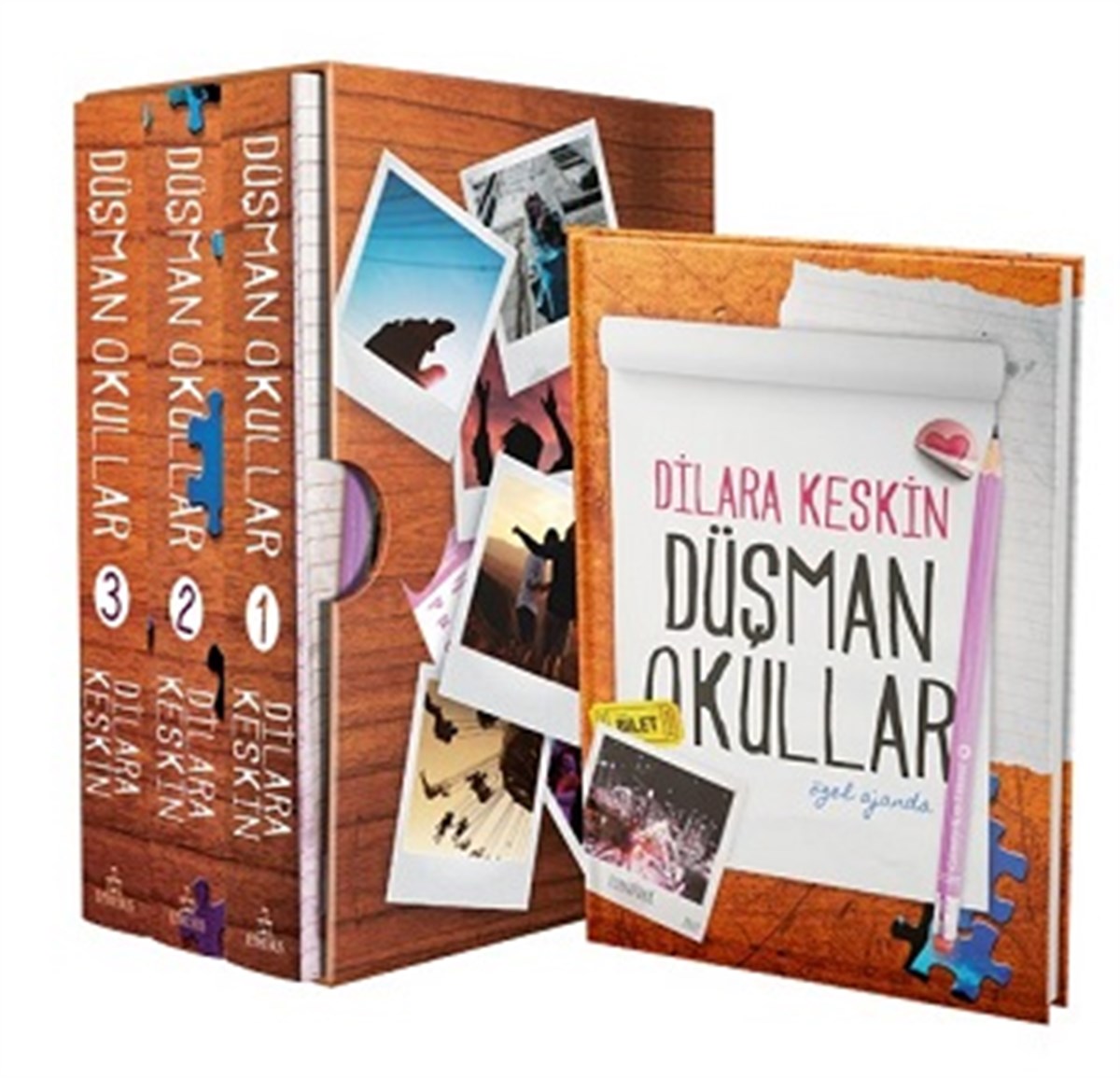 Düşman Okullar Seti (3 Kitap Takım)