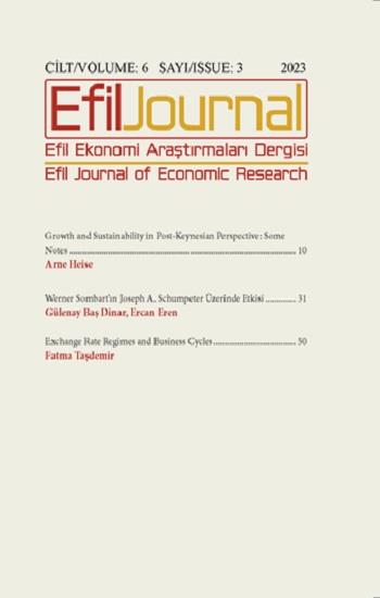 Efil Ekonomi Araştırmaları Dergisi Cilt: 6 Sayı: 3