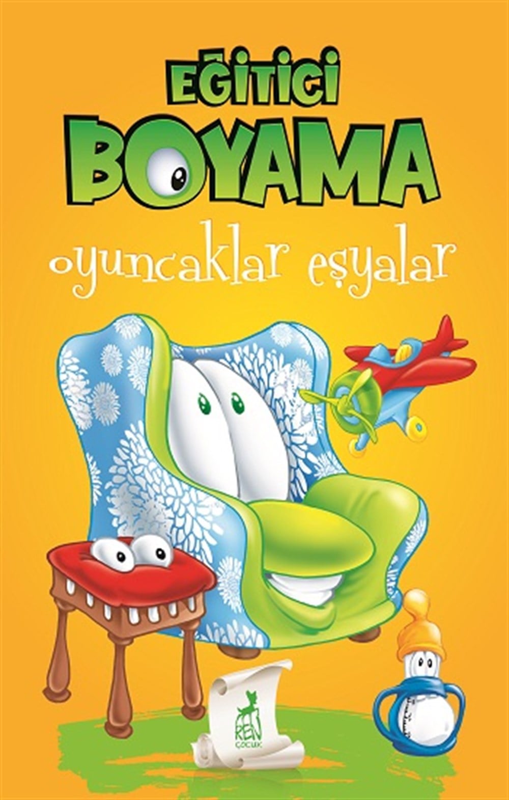 Eğitici Öğretici Boyama  - Oyuncaklar Eşyalar