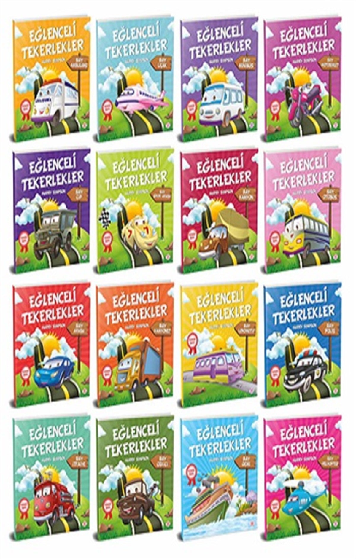 Eğlenceli Tekerlekler 16’li Set