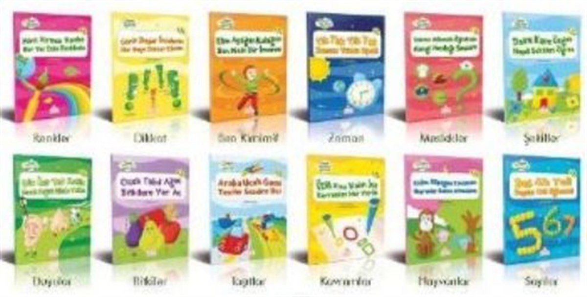 Etkinlikli Okul Öncesi Eğitim Seti (12 Kitap)