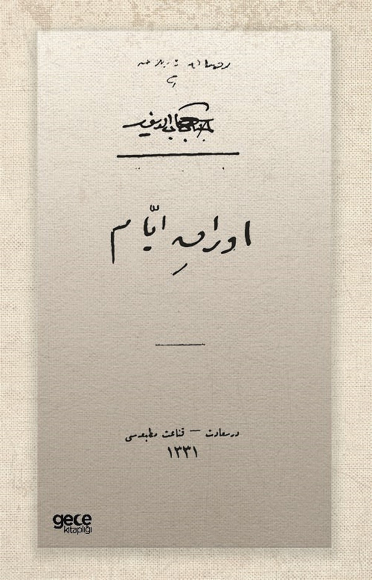 Evrak-ı Eyyam (Osmanlıca)