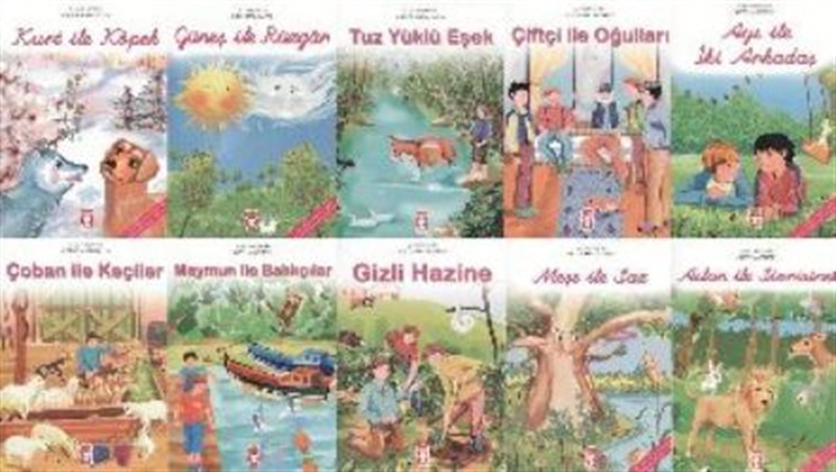 Ezop Masalları (10 Kitap)