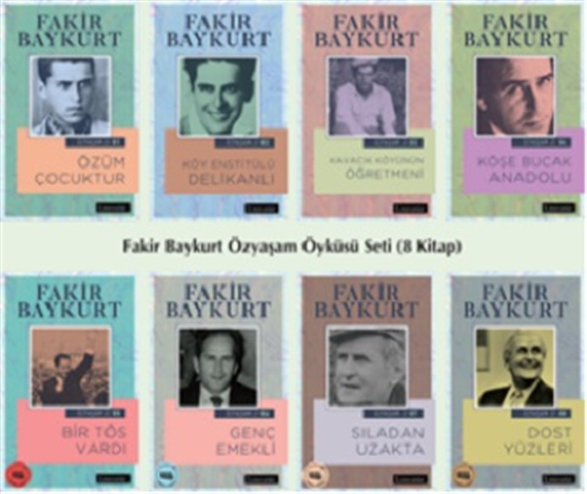 Fakir Baykurt Özyaşam Öyküsü Seti (8 Kitap)