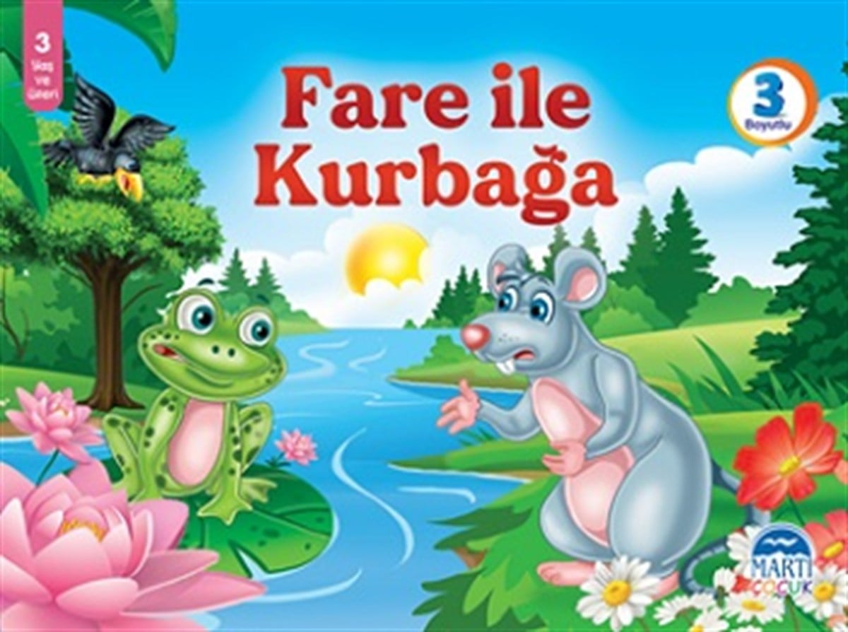 Fare İle Kurbağa (3 Boyutlu)