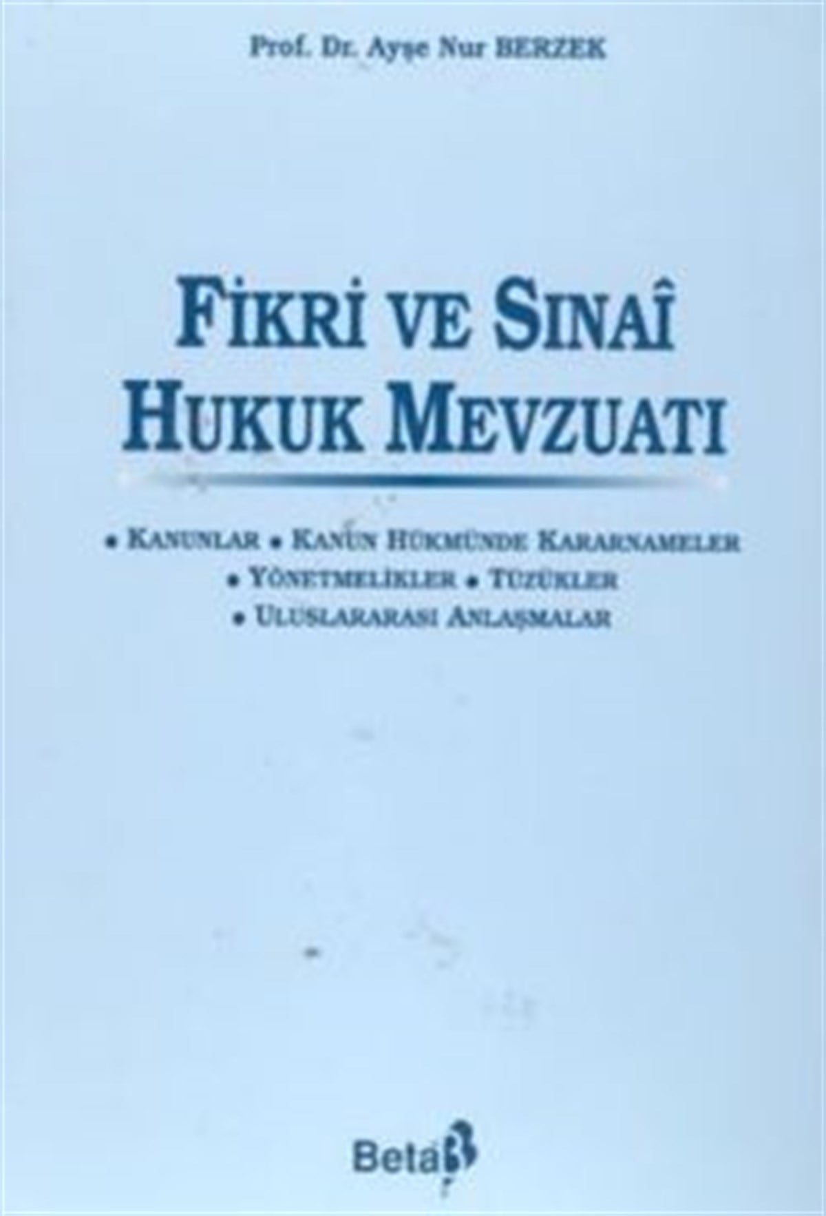 Fikri ve Sınai Hukuk Mevzuatı