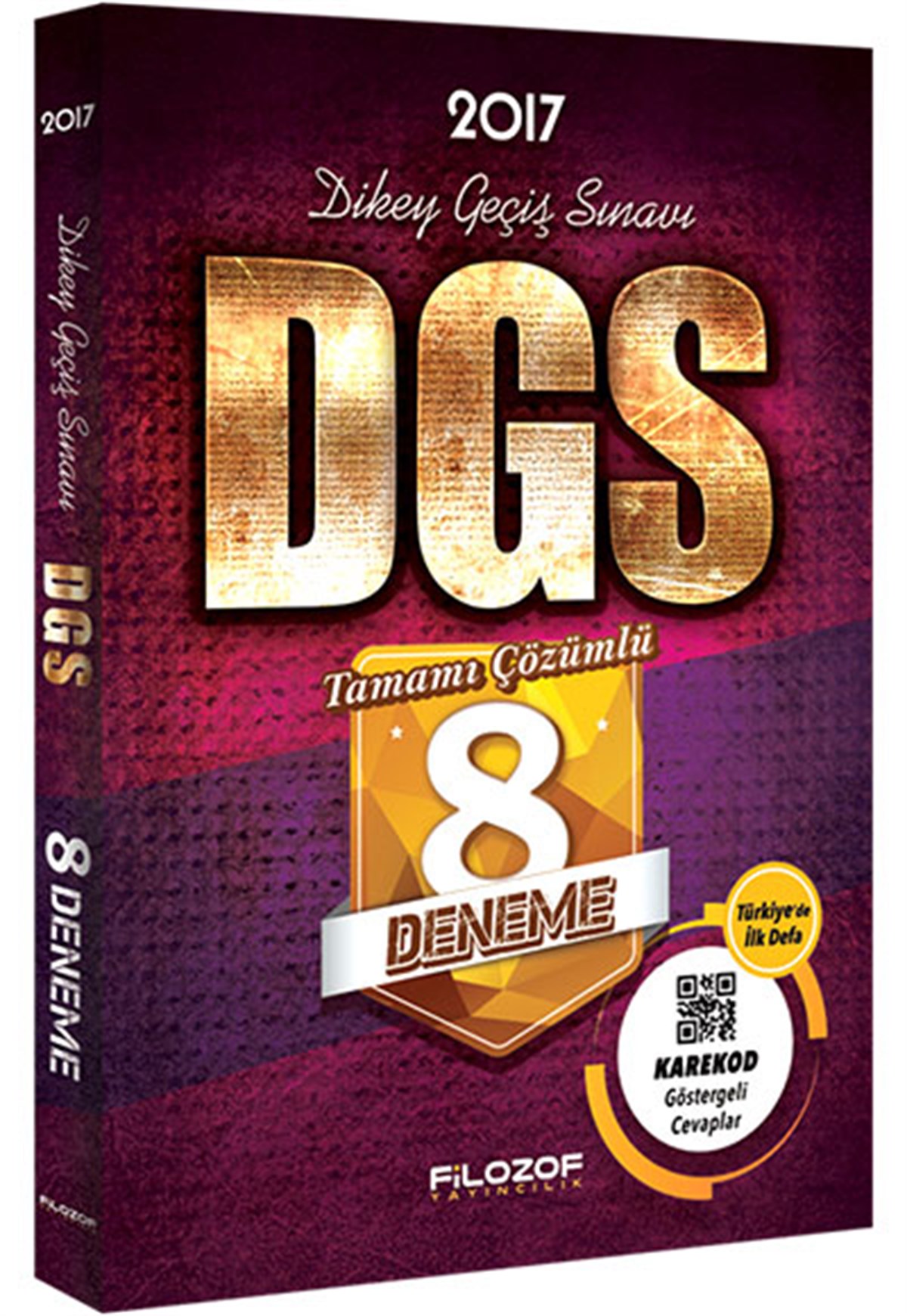 Filozof Yayıncılık 2017 DGS Tamamı Çözümlü 8 Deneme