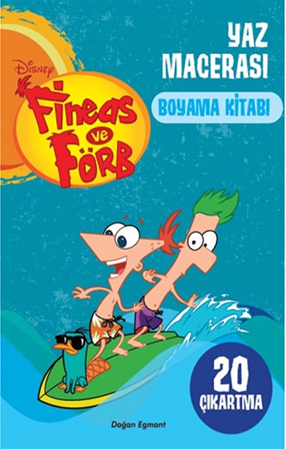 Fineas Ve Förb Yaz Macerası Boyama Kitabı
