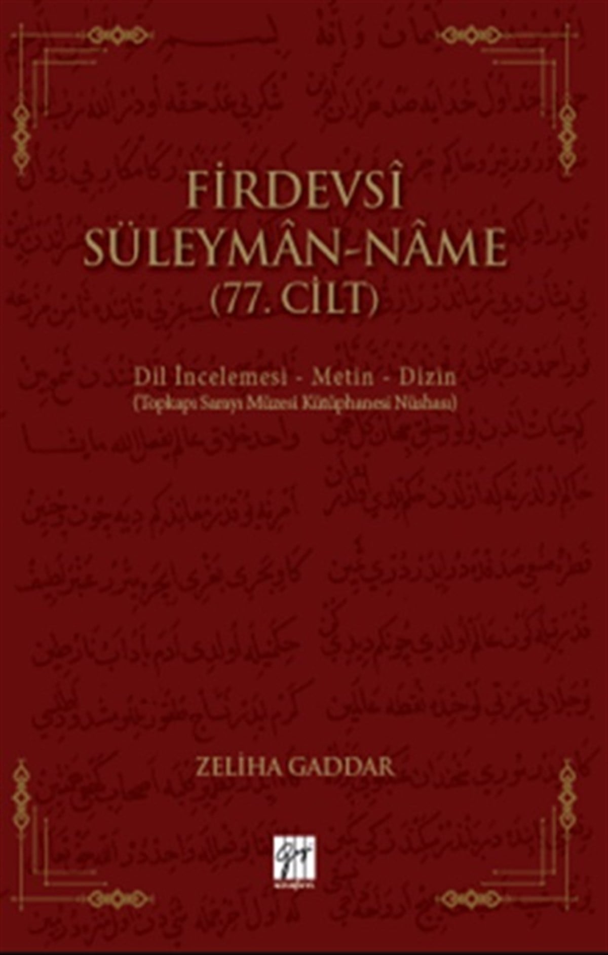 Firdevsi Süleyman-name (77.Cilt)