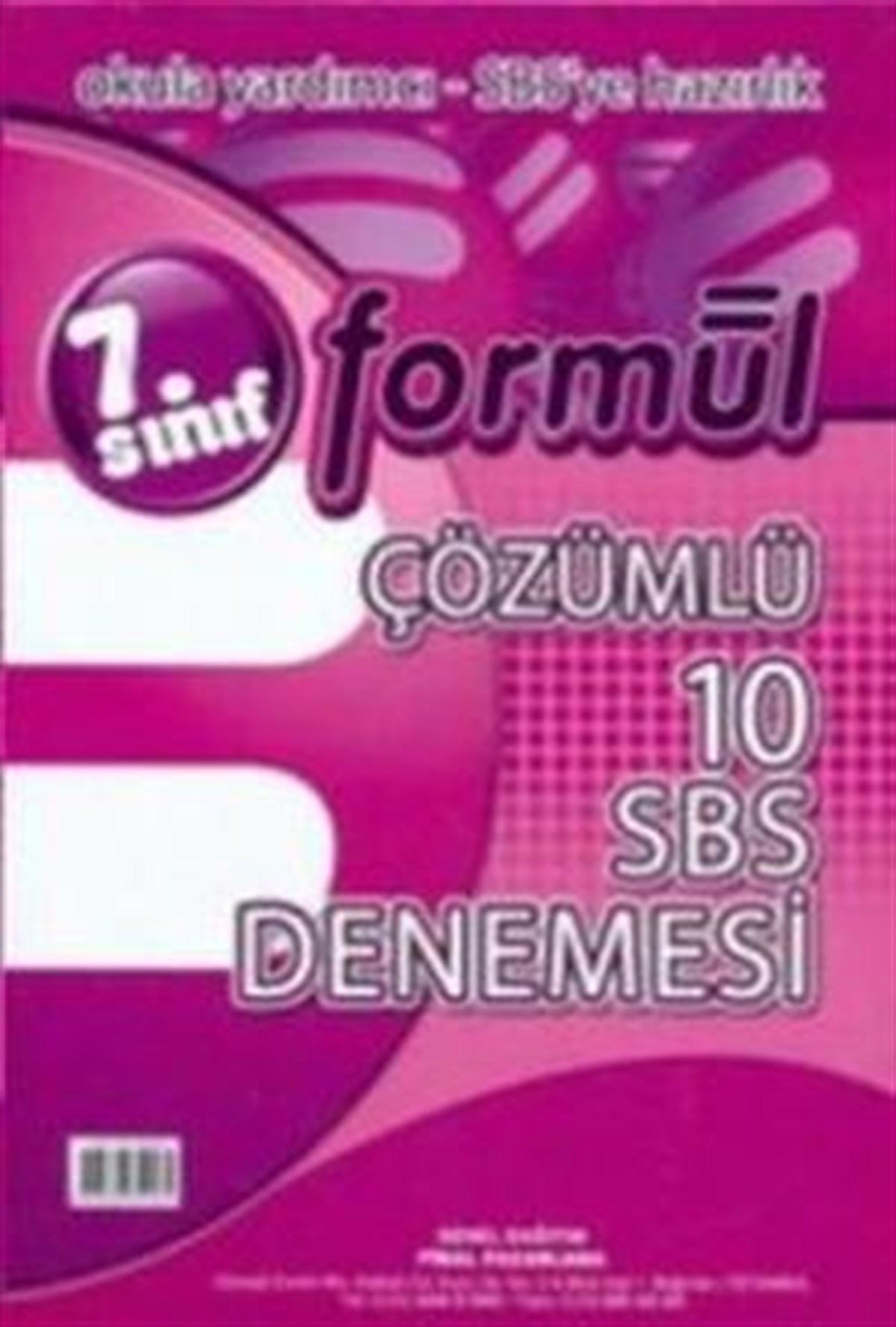 Formül 7. Sınıf Çözümlü 10 SBS Denemesi
