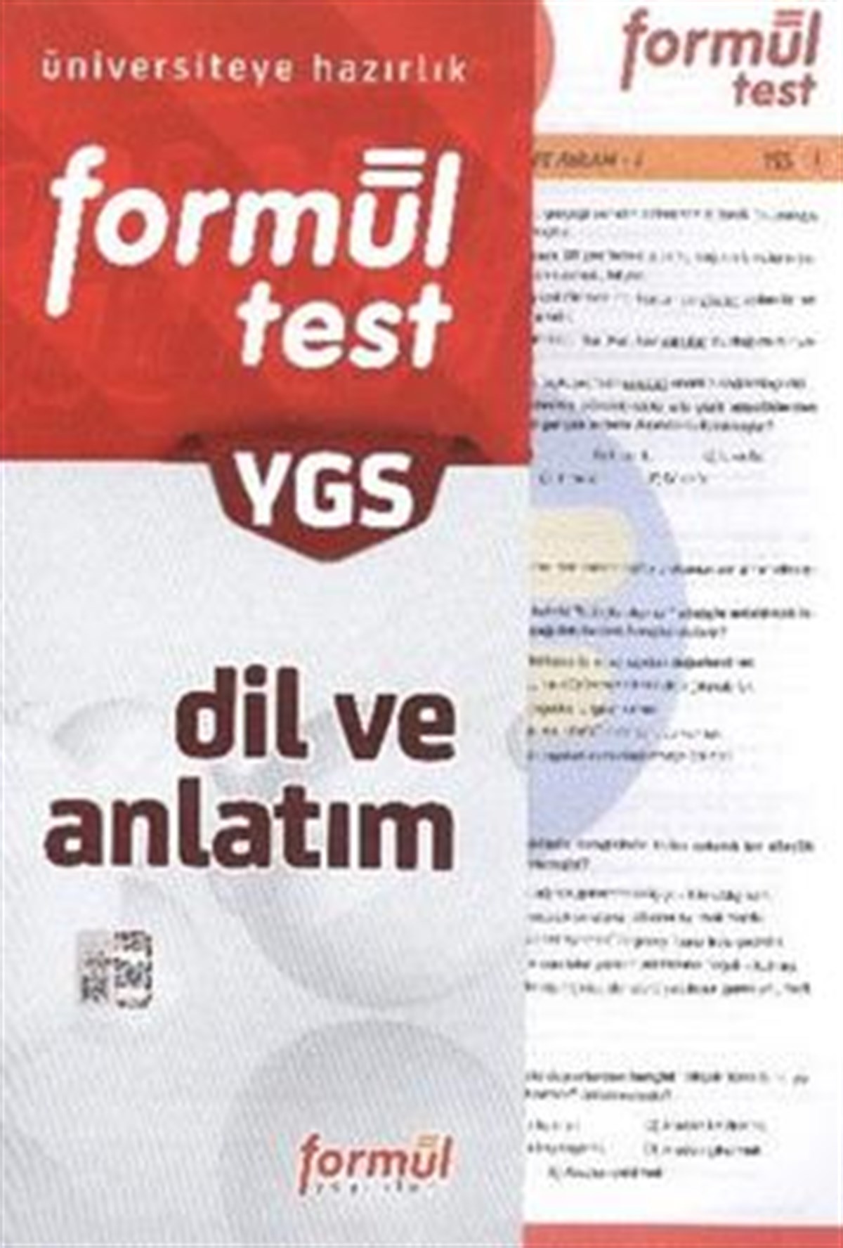 Formül YGS Dil ve Anlatım Testleri
