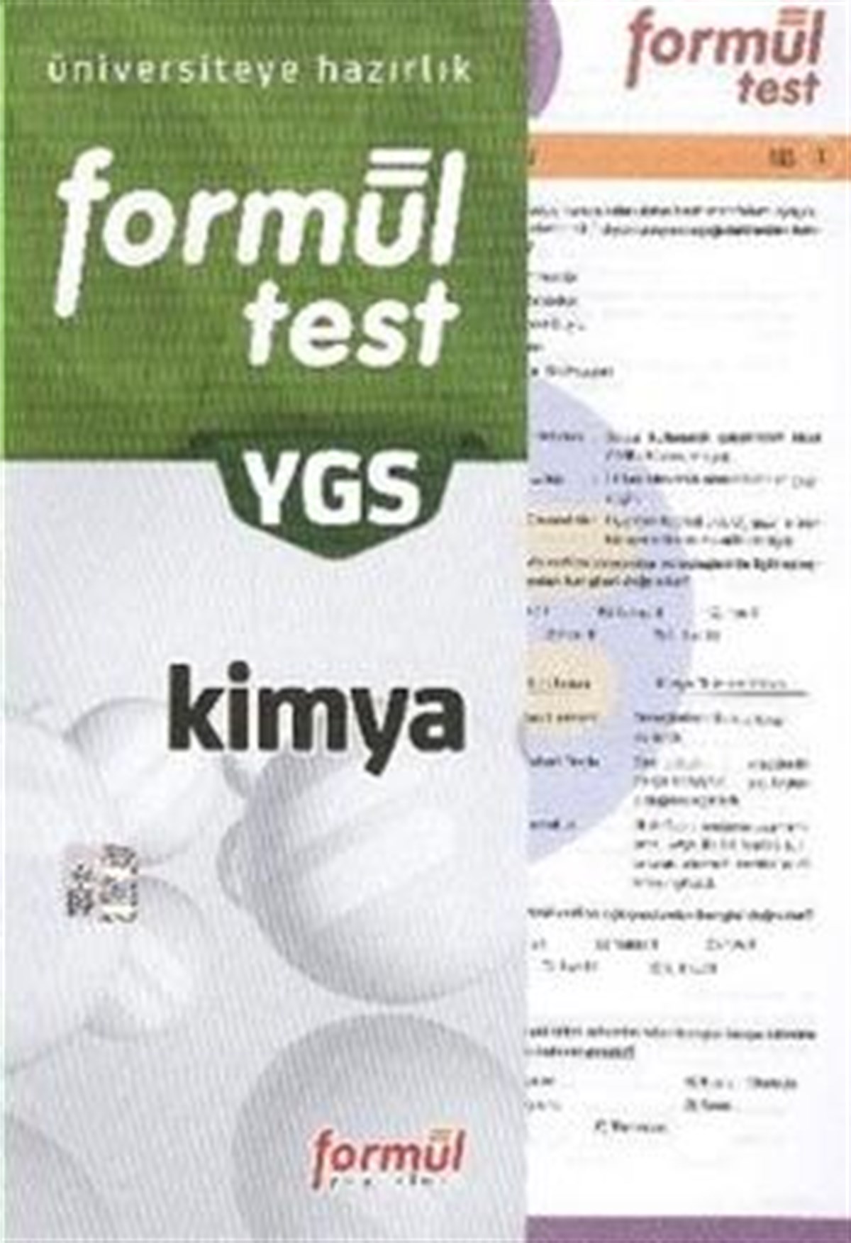Formül YGS Kimya Test