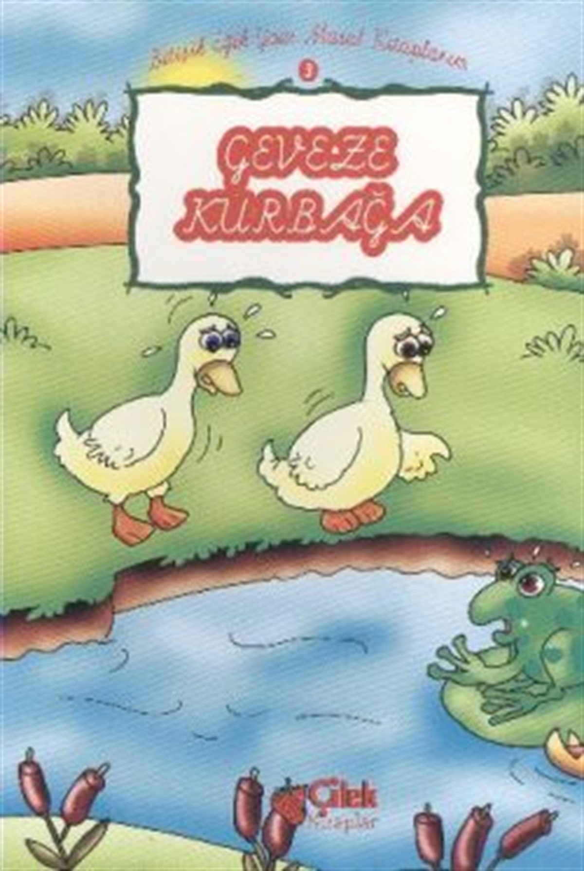 Geveze Kurbağa 3 - Bitişik Eğik Yazı Masal Kitaplarım