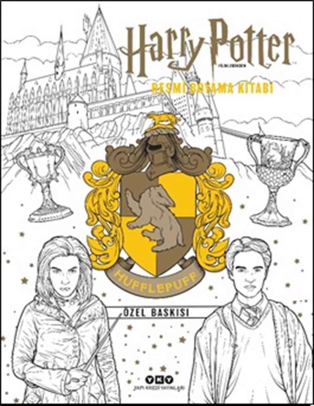 Harry Potter Filmlerinden Resmi Boyama Kitabı – Hufflepuff Özel Baskısı
