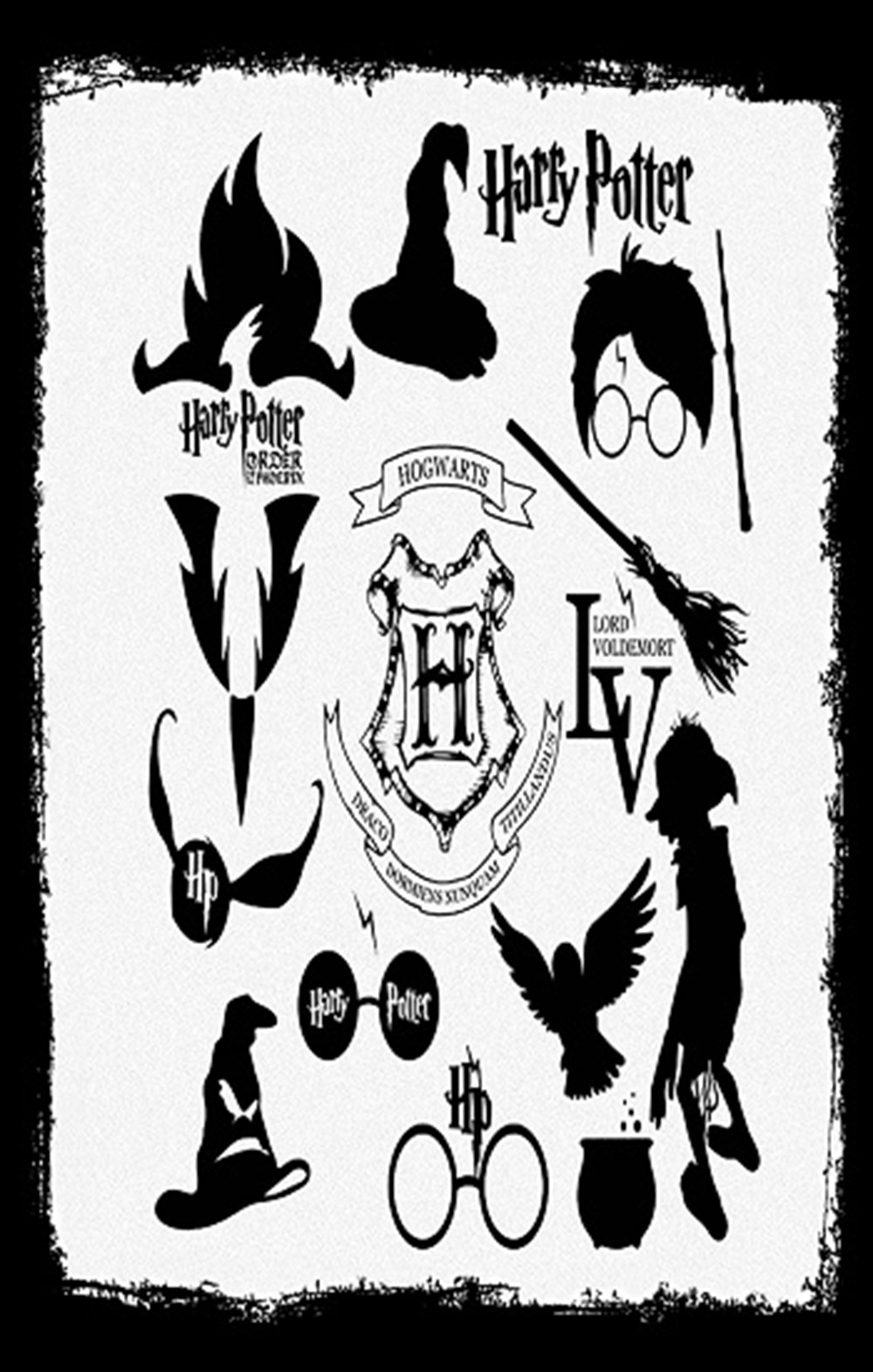 HARRY POTTER SİMGELER - POSTER