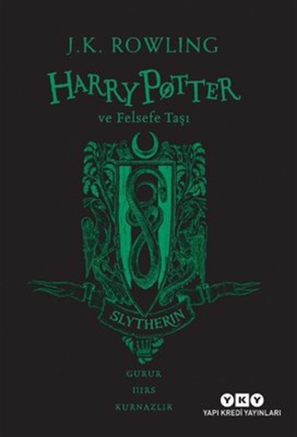Harry Potter Ve Felsefe Taşı  20. Yıl Slytherın Özel Baskısı , J. K. Rowling , Yapı Kredi Yayınları , 9789750853234 ,