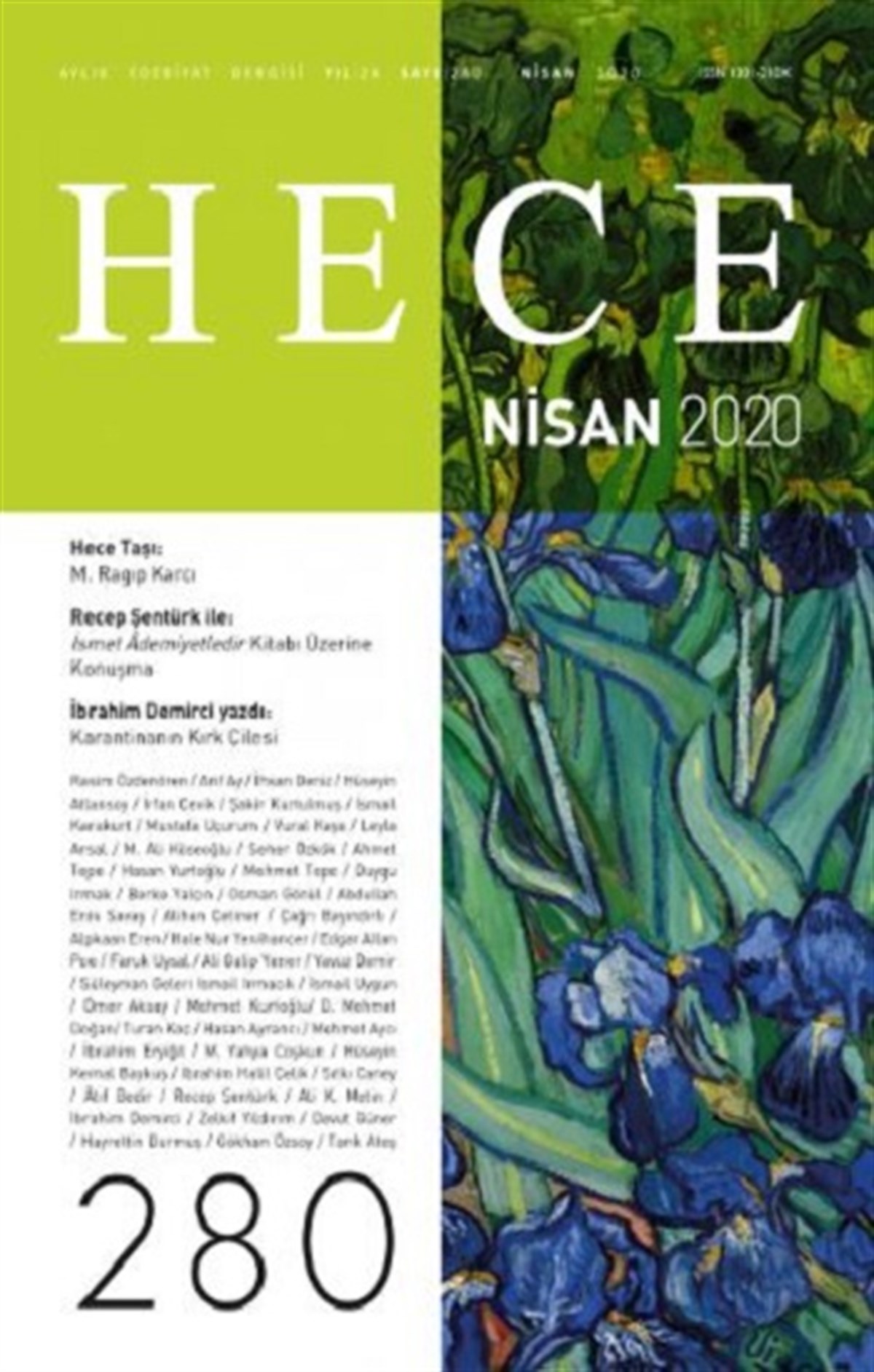 Hece Aylık Edebiyat Dergisi Sayı: 280 Nisan 2020