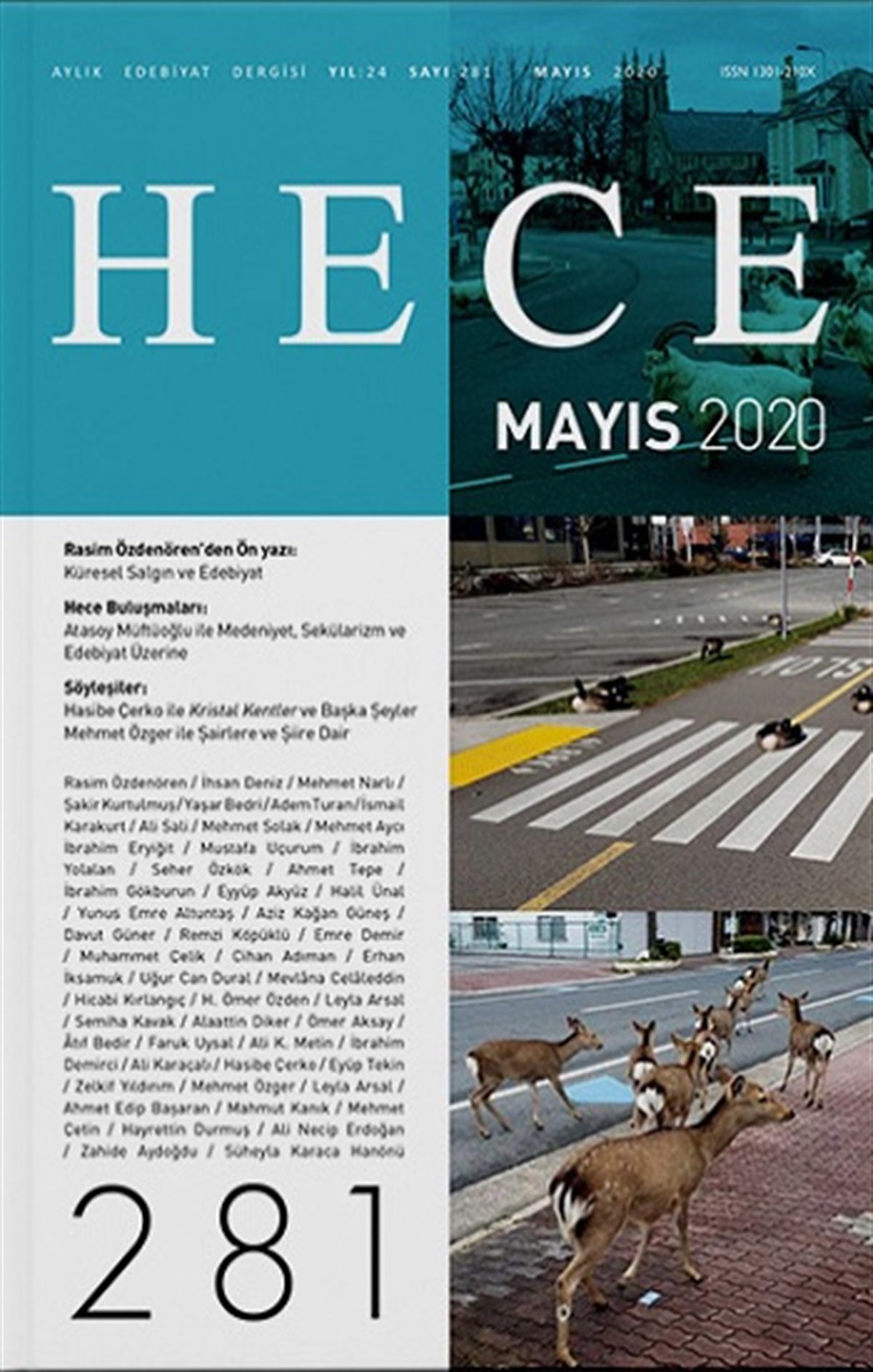 Hece Aylık Edebiyat Dergisi Sayı: 281 Mayıs 2020