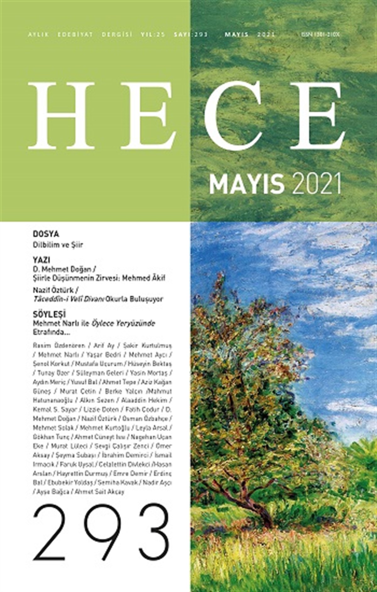 Hece Dergisi Sayı: 293 Mayıs 2021