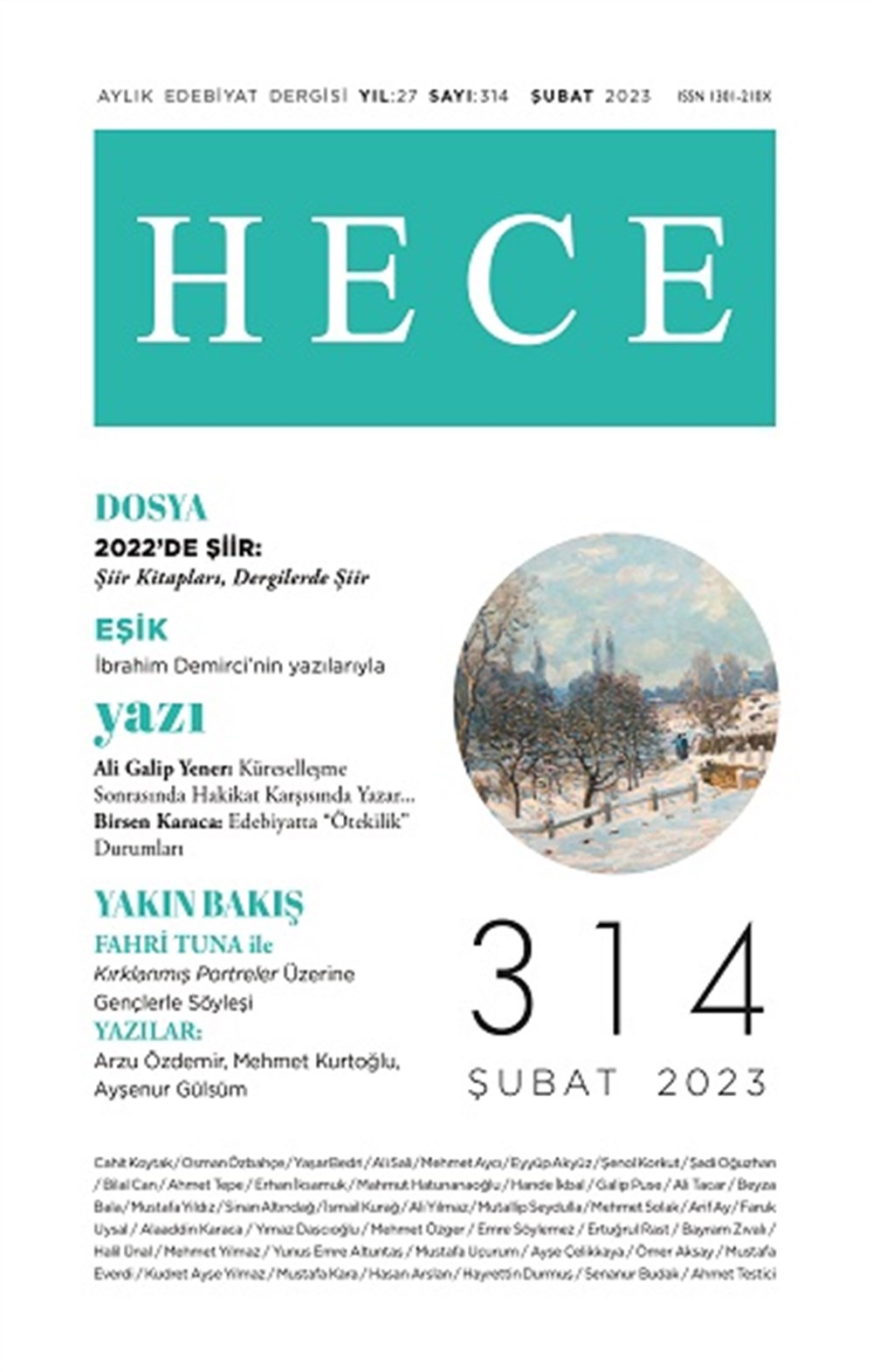 Hece Dergisi Sayı :314