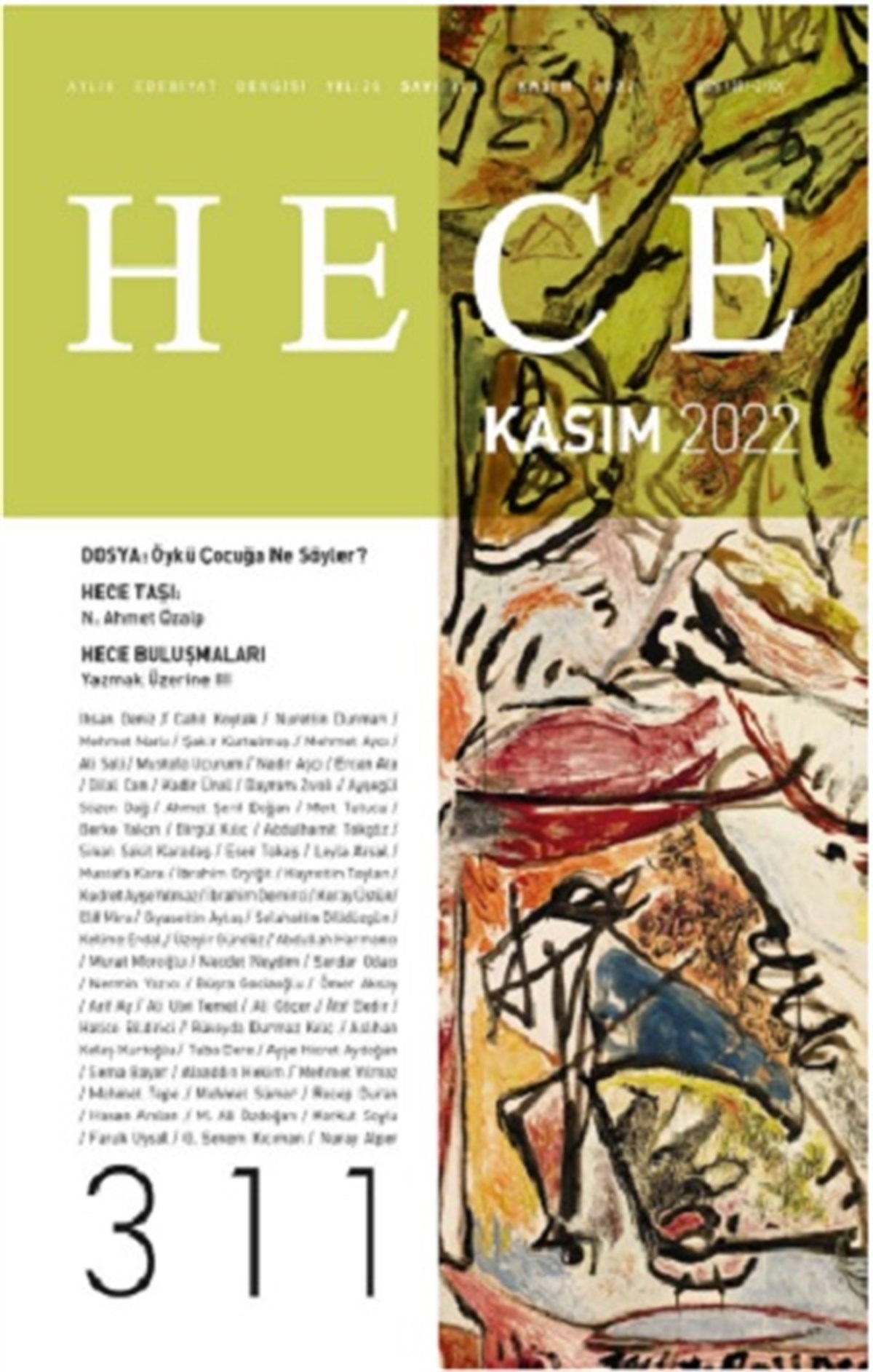 Hece Dergisi Sayı:311 (Kasım)