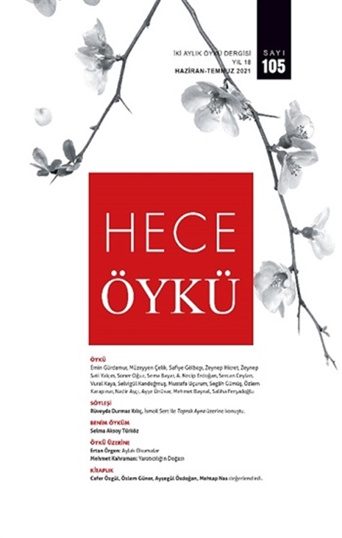 Hece İki Aylık Öykü Dergisi Sayı: 105 Haziran - Temmuz 2021