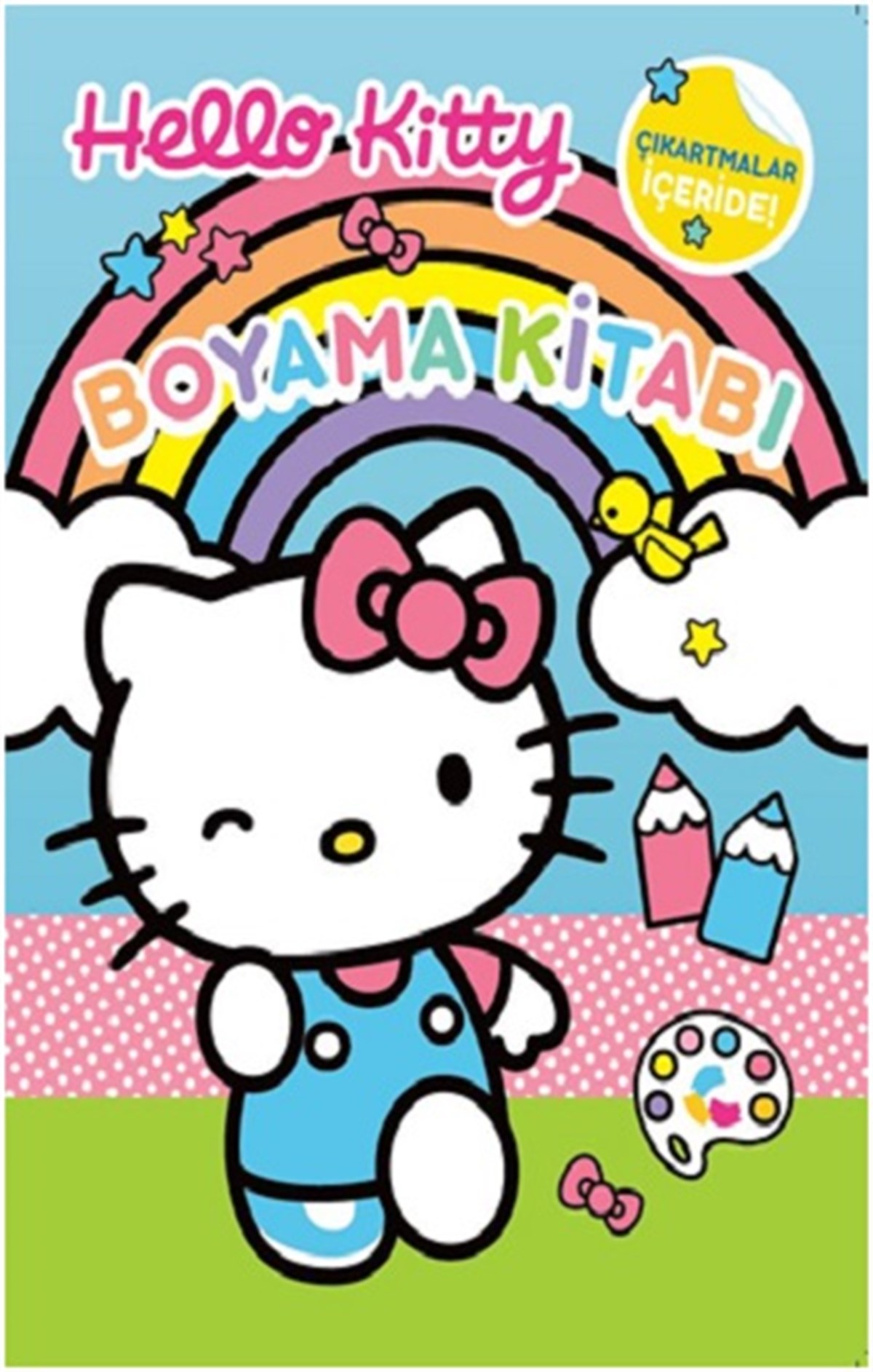 Hello Kitty Boyama Kitabı Çıkartmalar İçeride!