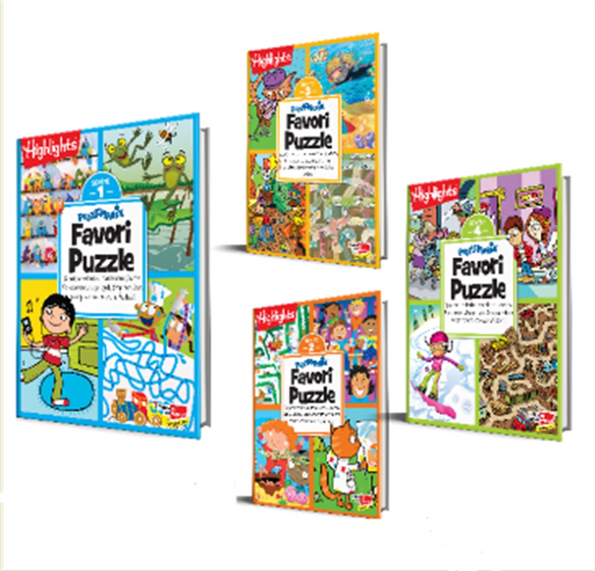 Highlights Puzzlemania Favori Puzzle 4'lü Set