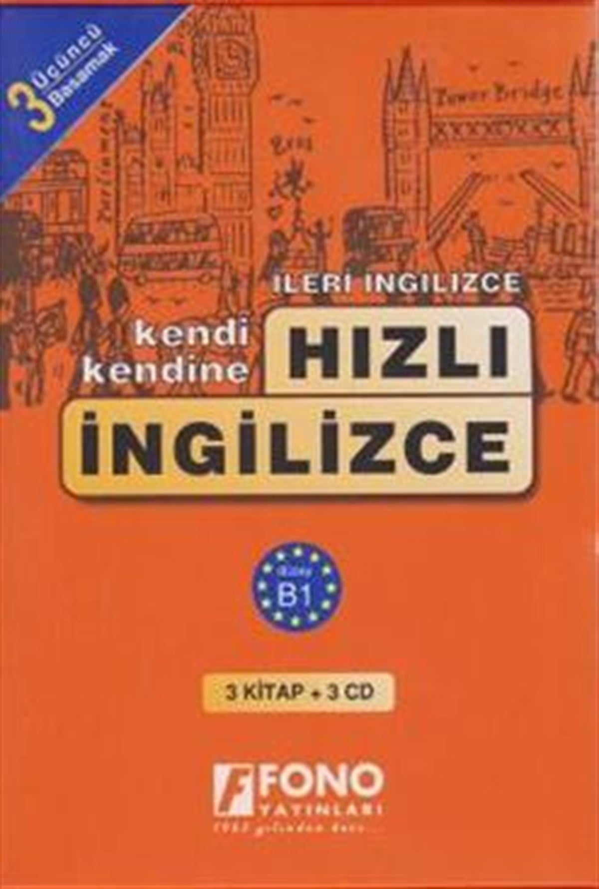 Hızlı İngilizce 3. Basamak (3 kitap + 3 CD)