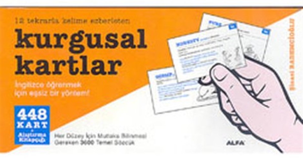 İngilizce Kurgusal Kartlar (448 Kart+ Alıştırma Kitapçığı )
