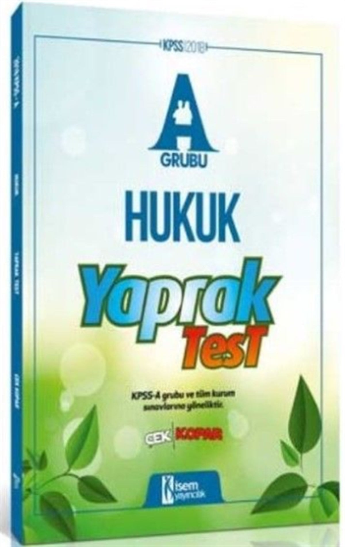 İsem 2018 KPSS A Grubu Hukuk Çek Kopar Yaprak Test