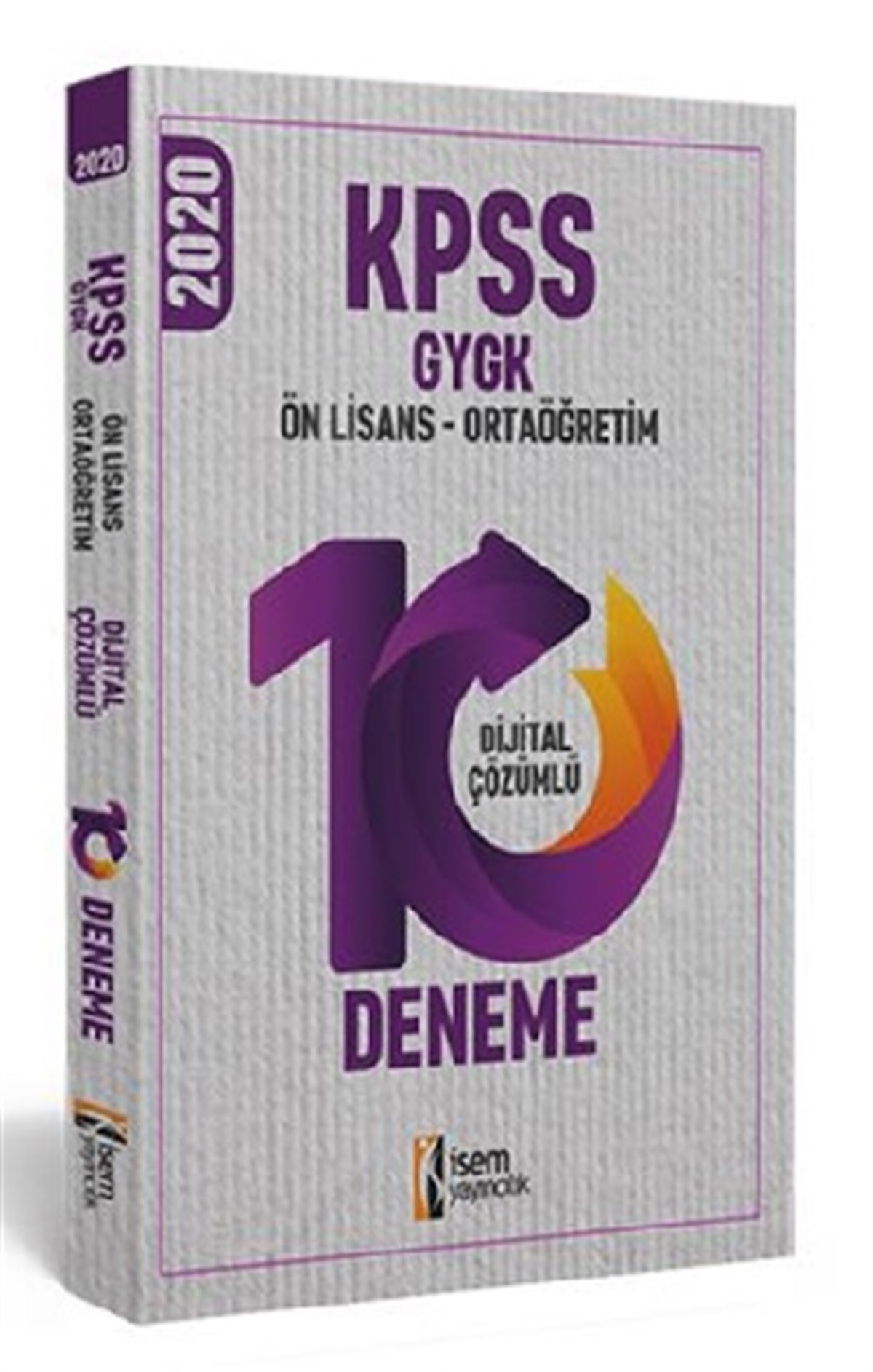 İsem 2020 KPSS Ortaöğretim-Ön Lisans Genel Yetenek Genel Kültür 10 Deneme