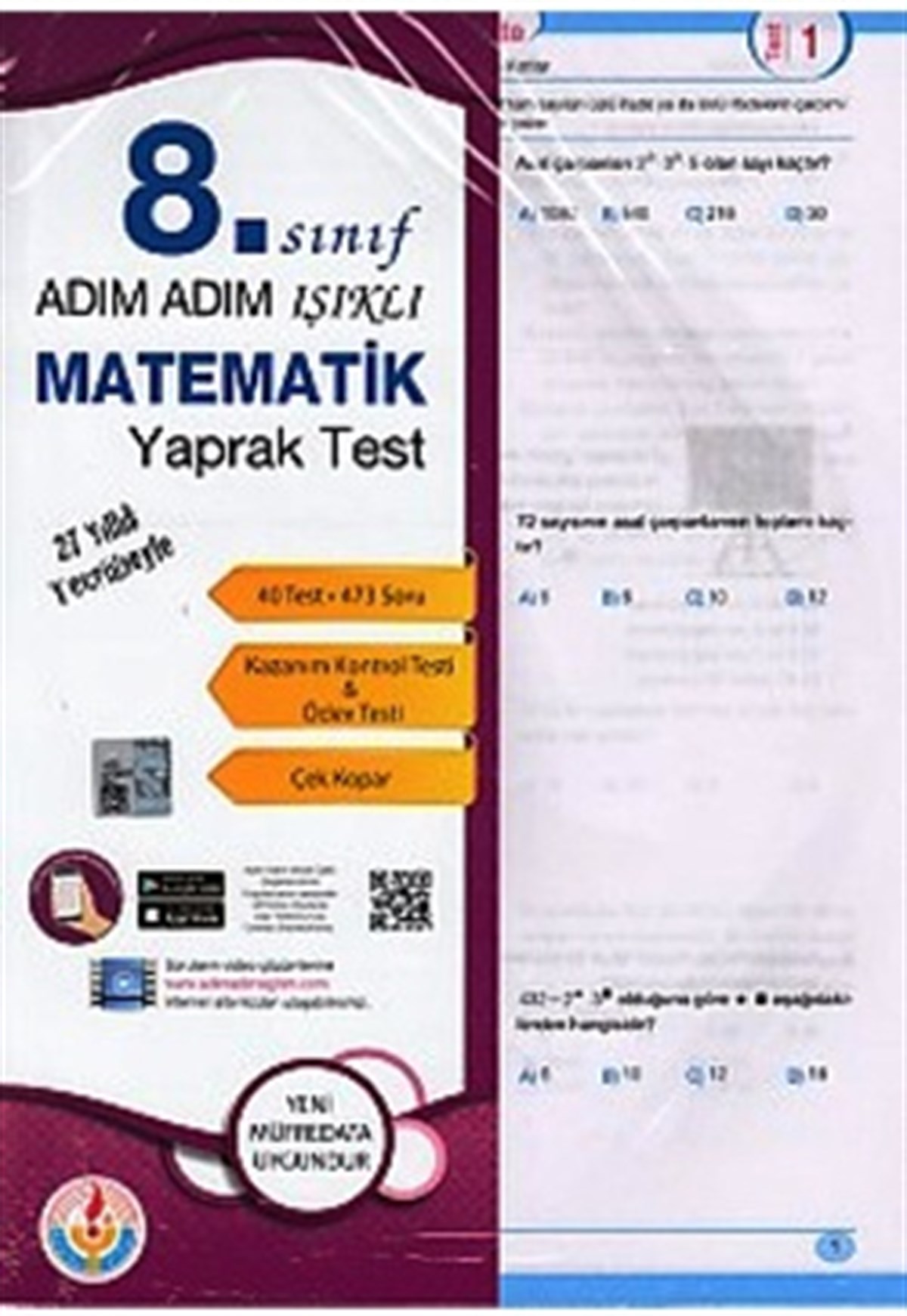 Işıklı Adım Adım 8. Sınıf Matematik Yaprak Test